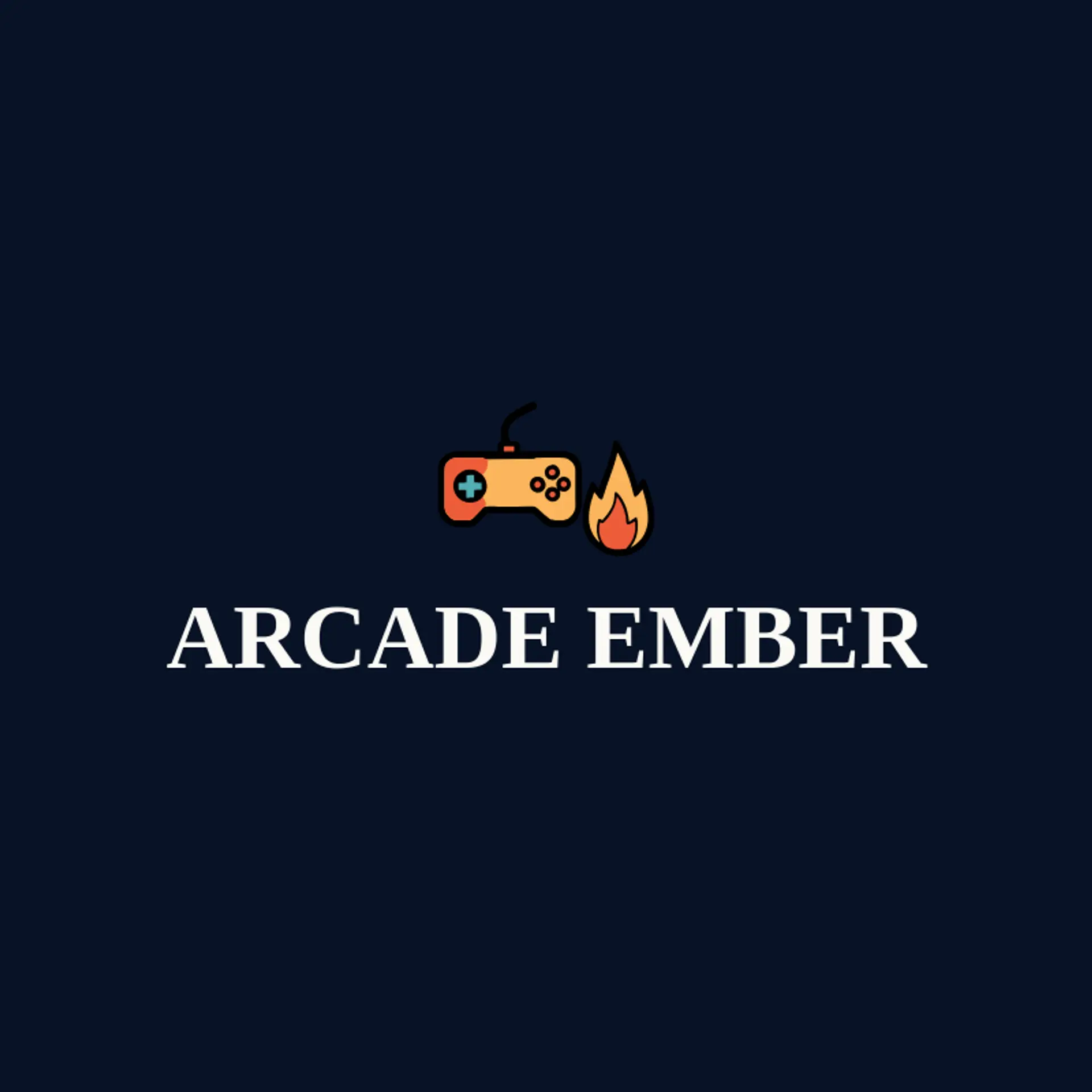 Arcade Ember logo for game controller