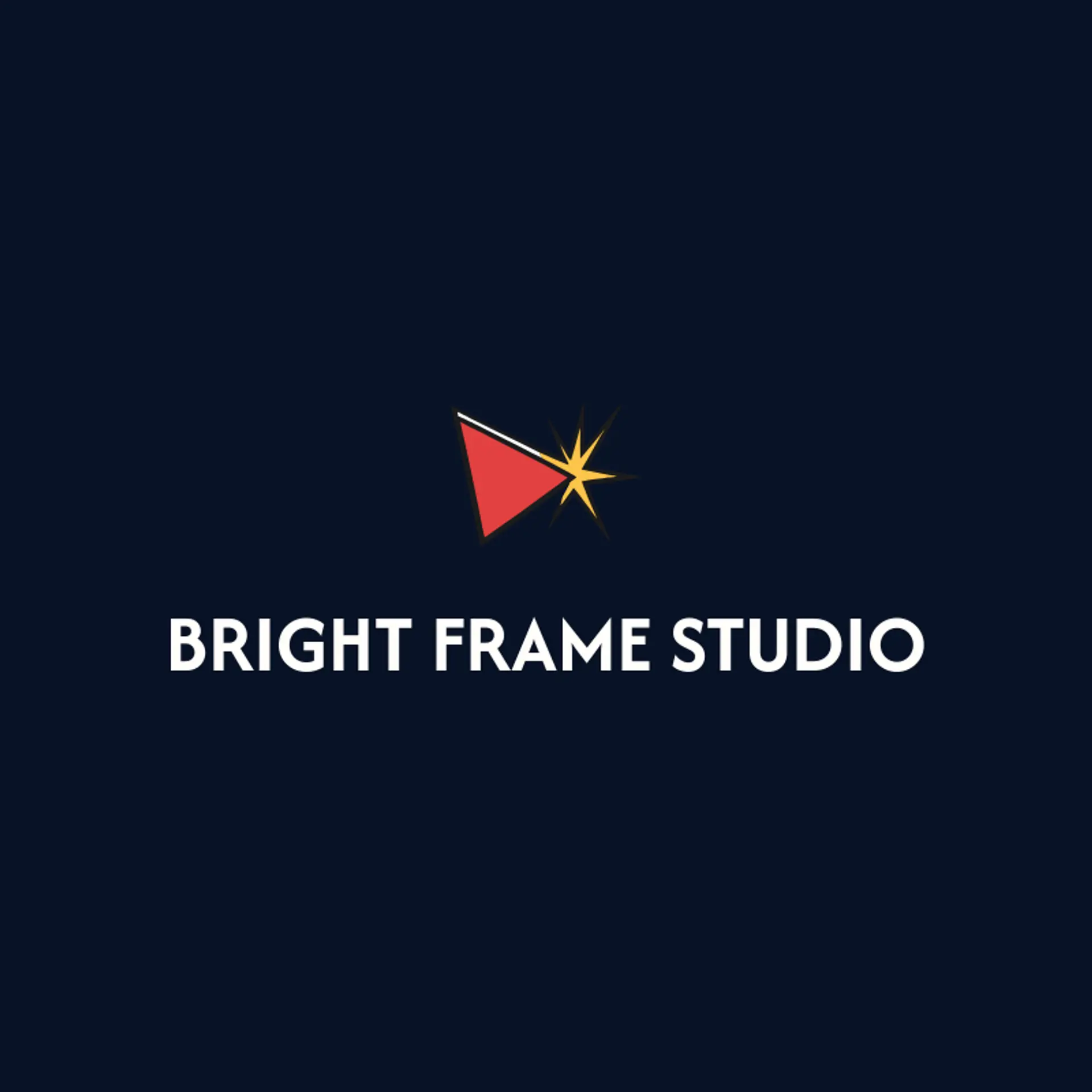 Bright Frame Studio logo for youtube channel