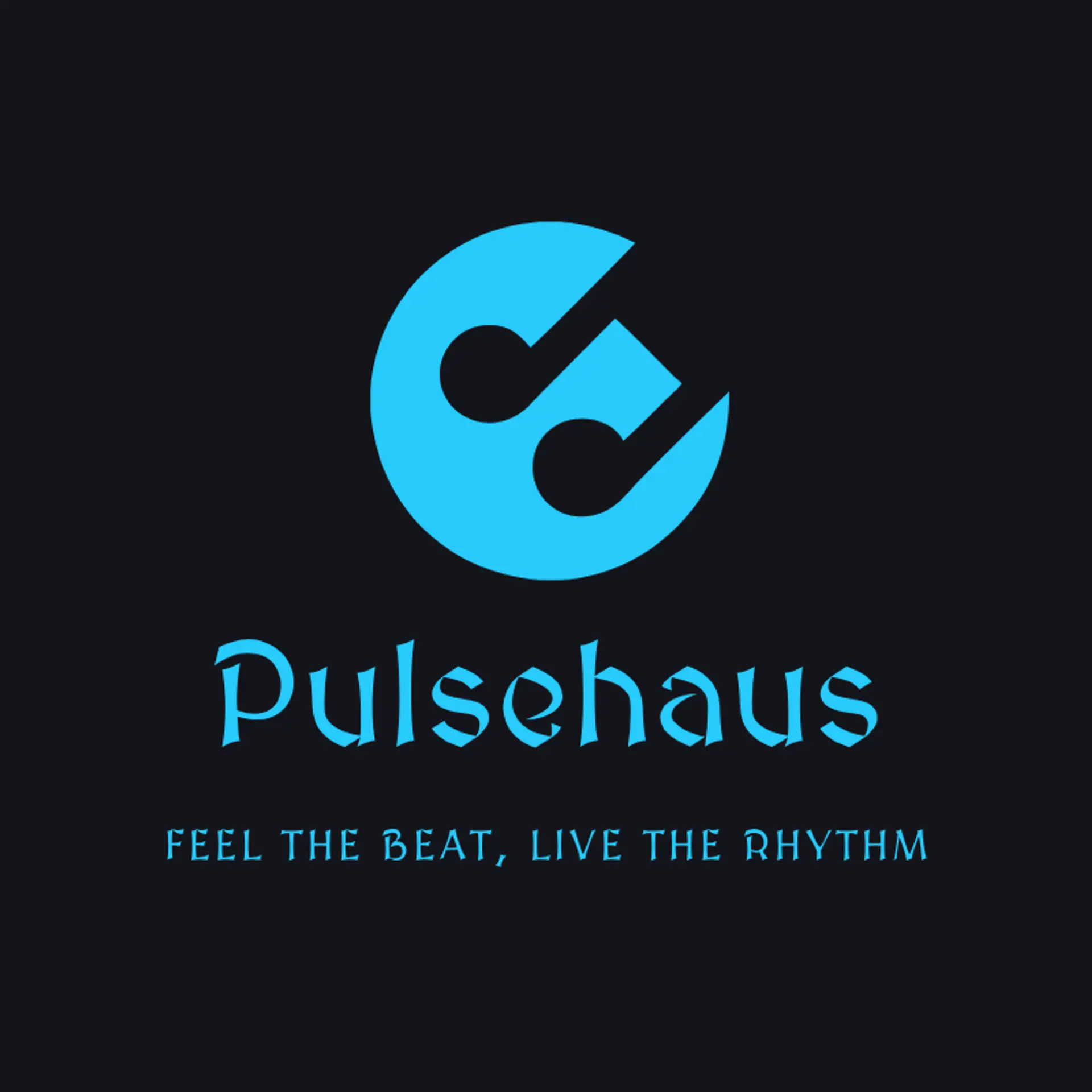 Pulse Haus logo for house music