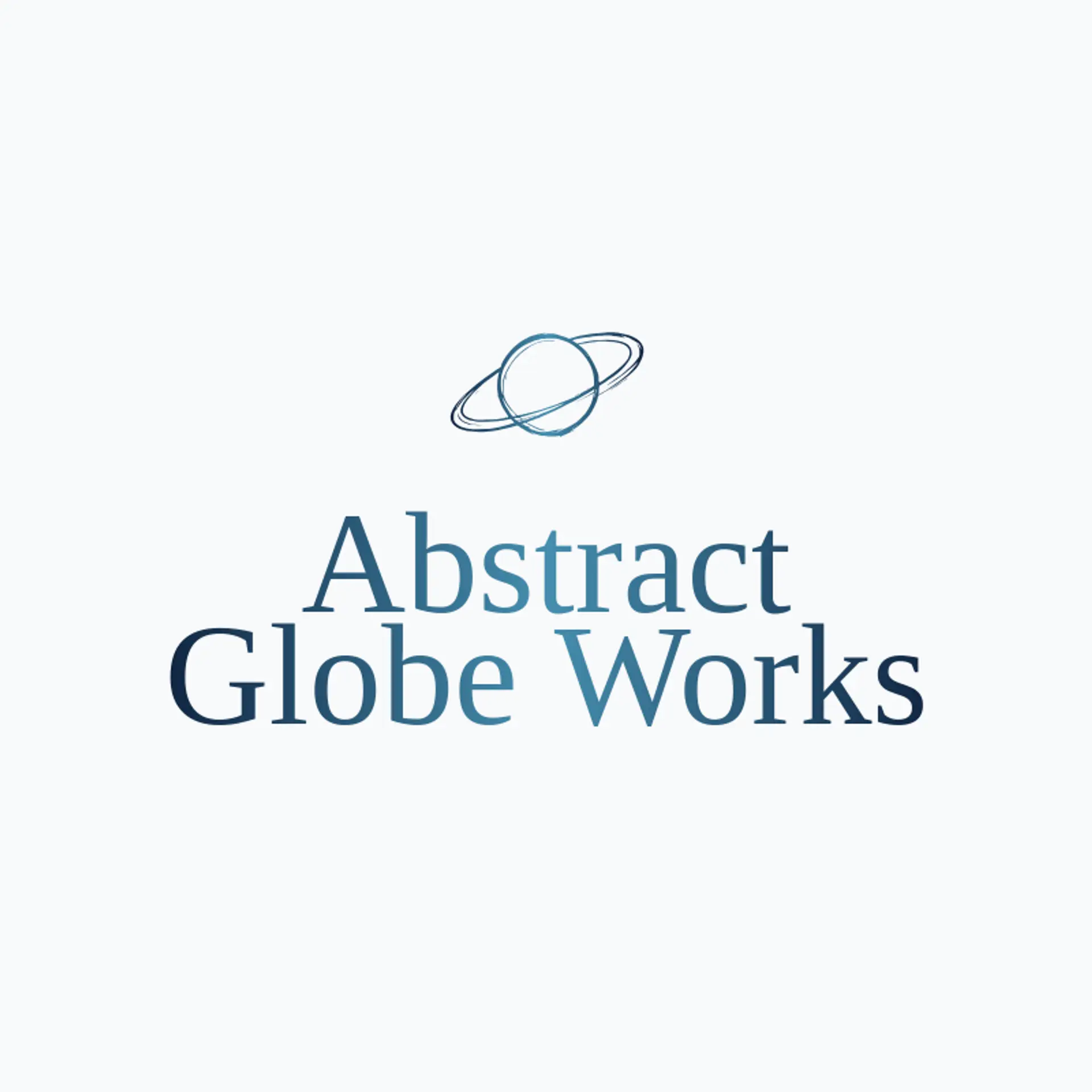 Abstract Globe Works logo for sphere