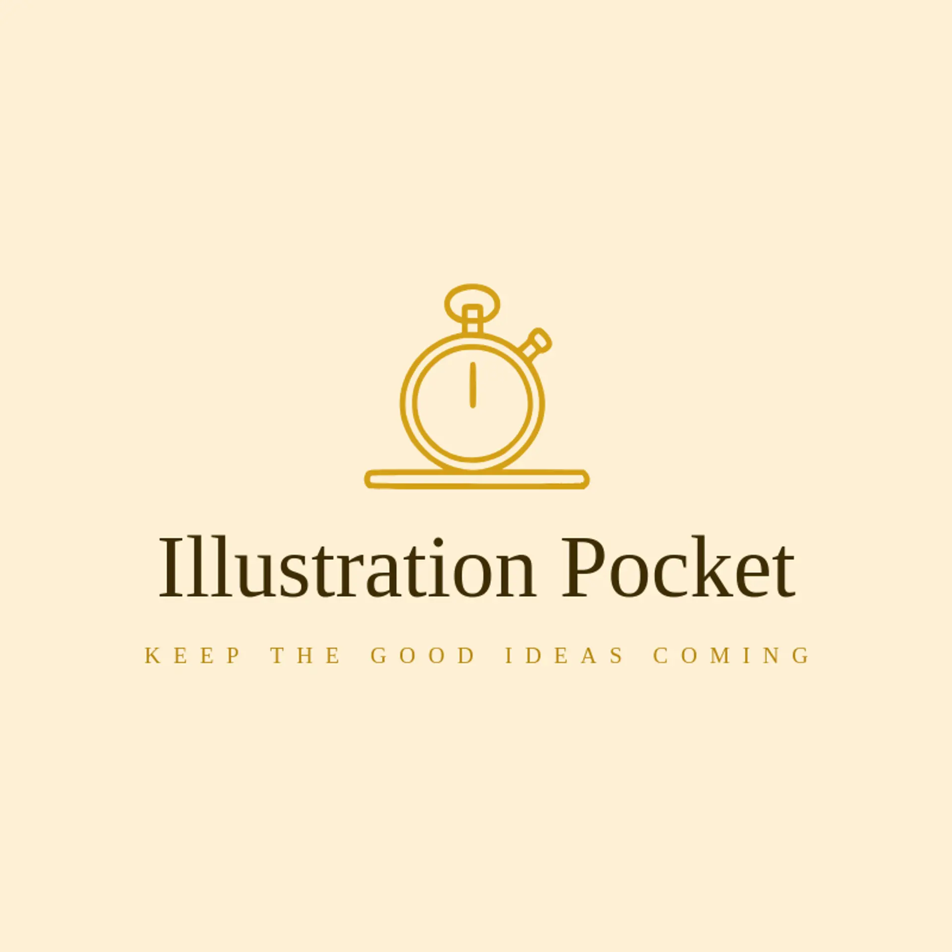 Illustration Pocket logo for illustration