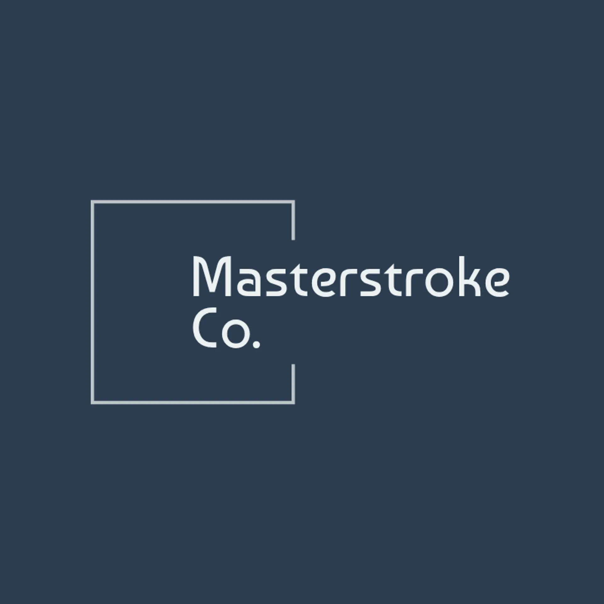 Masterstroke Co. logo for construction painting