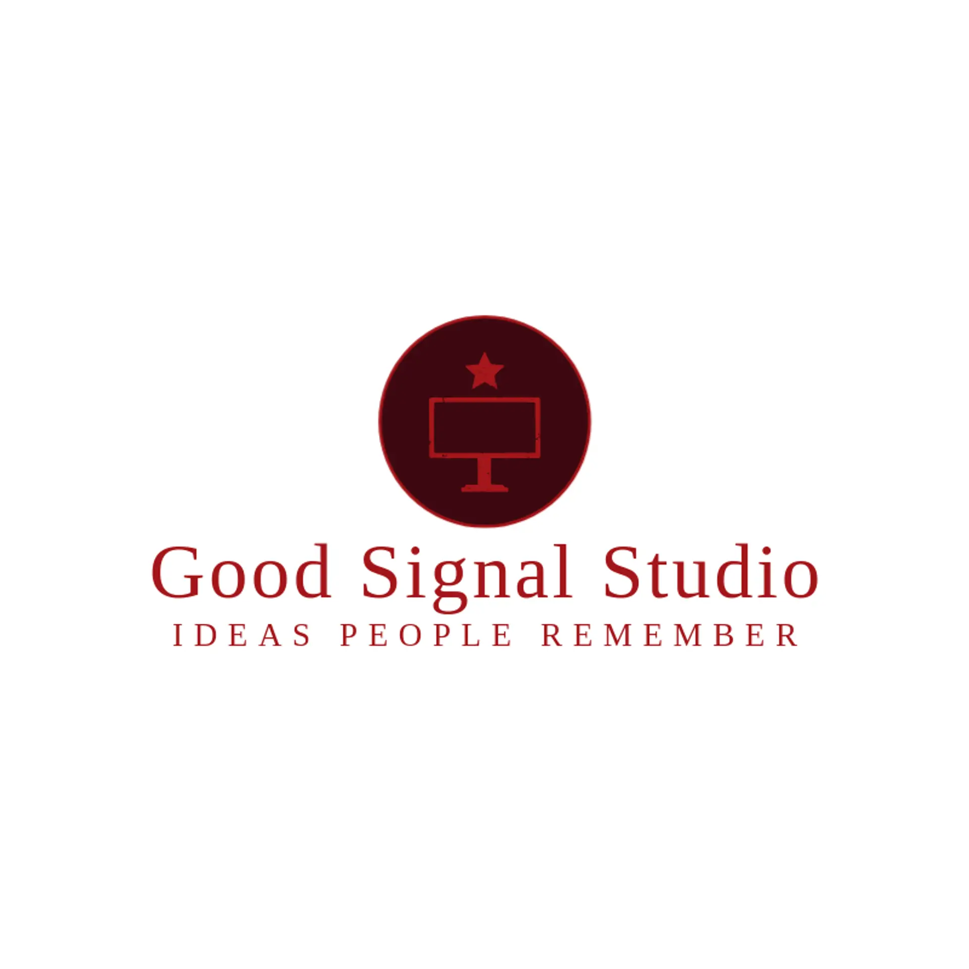 Good Signal Studio logo for advertisement