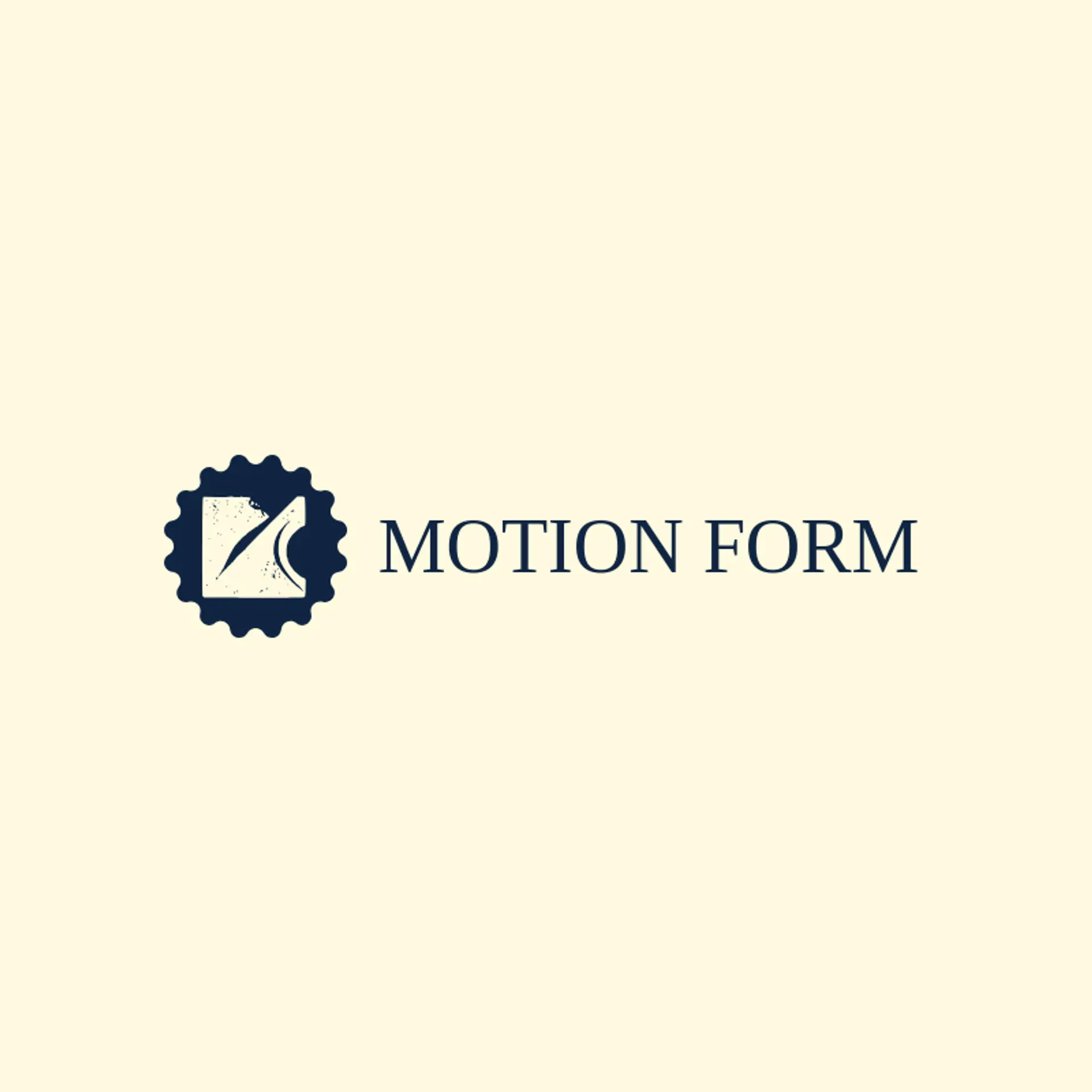 Motion Form logo for geometry