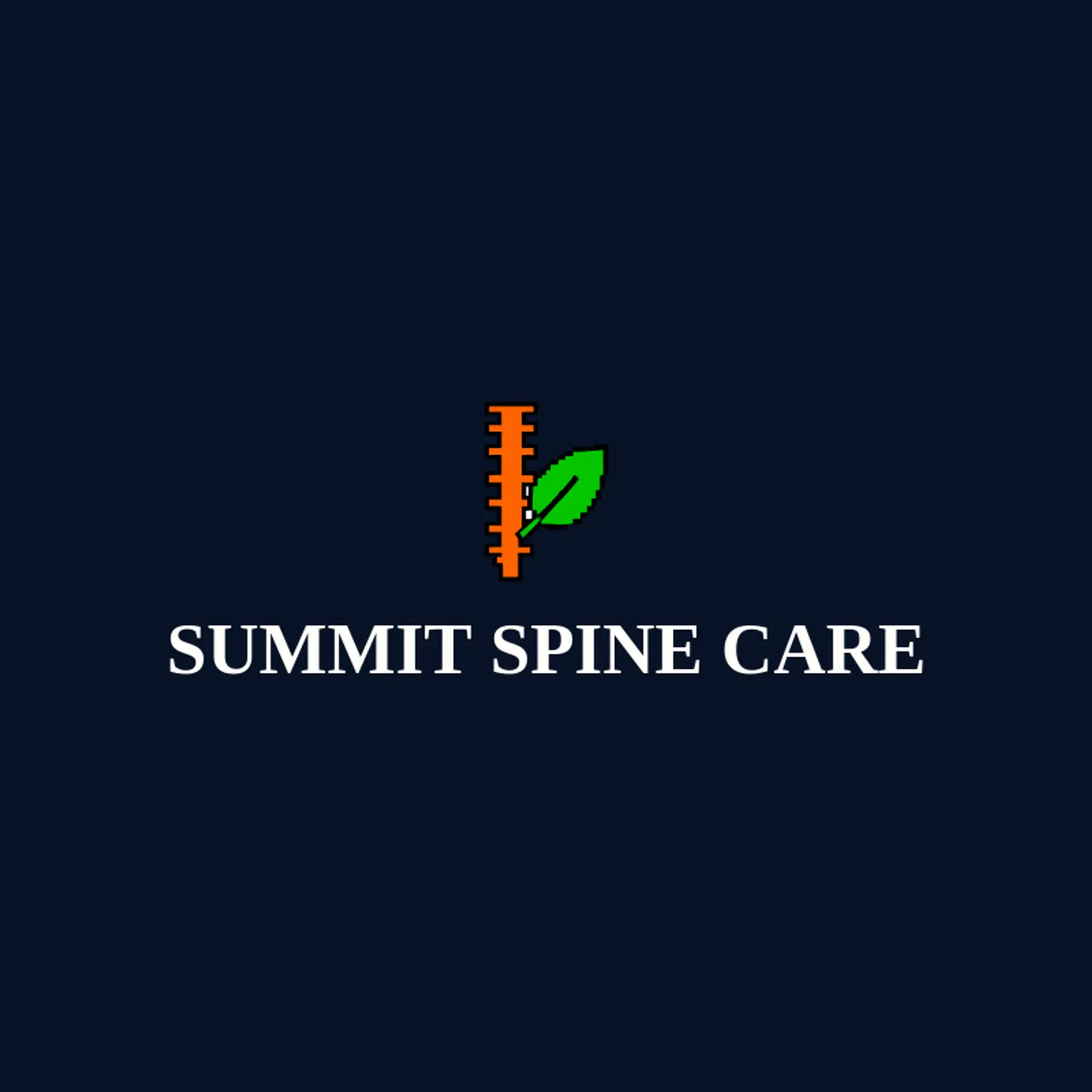 Summit Spine Care logo for spine