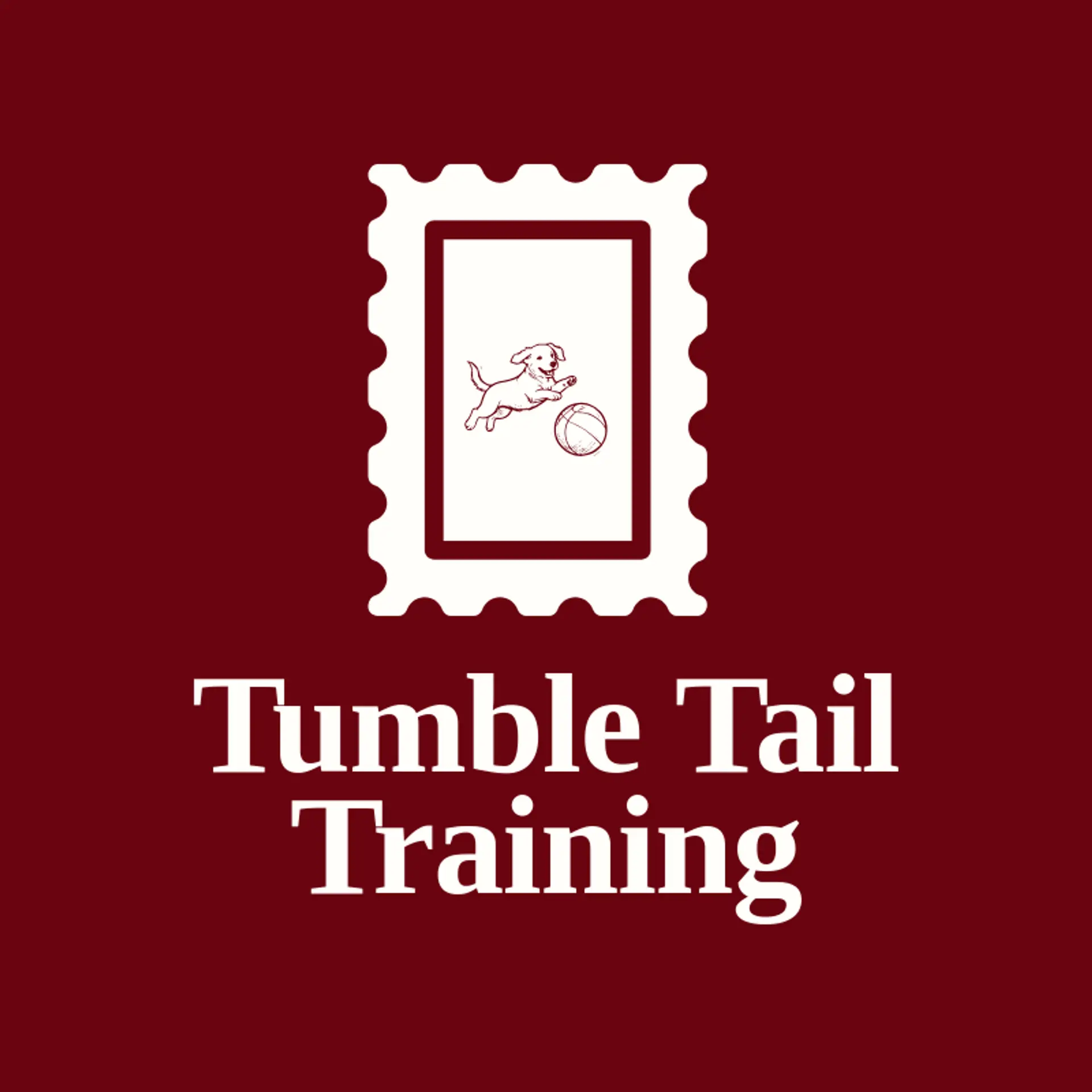 Tumble Tail Training logo for puppy