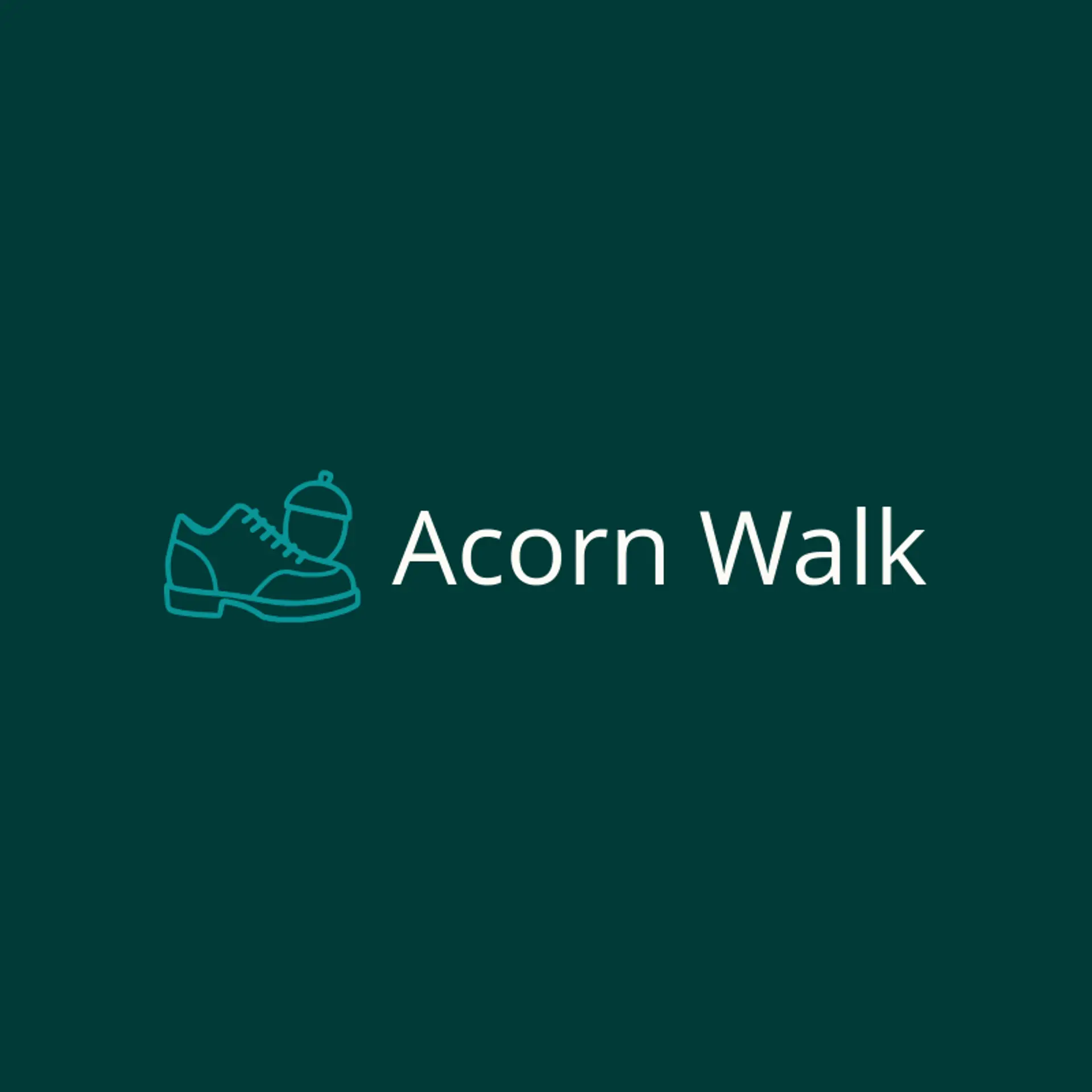 Acorn Walk logo for shoe