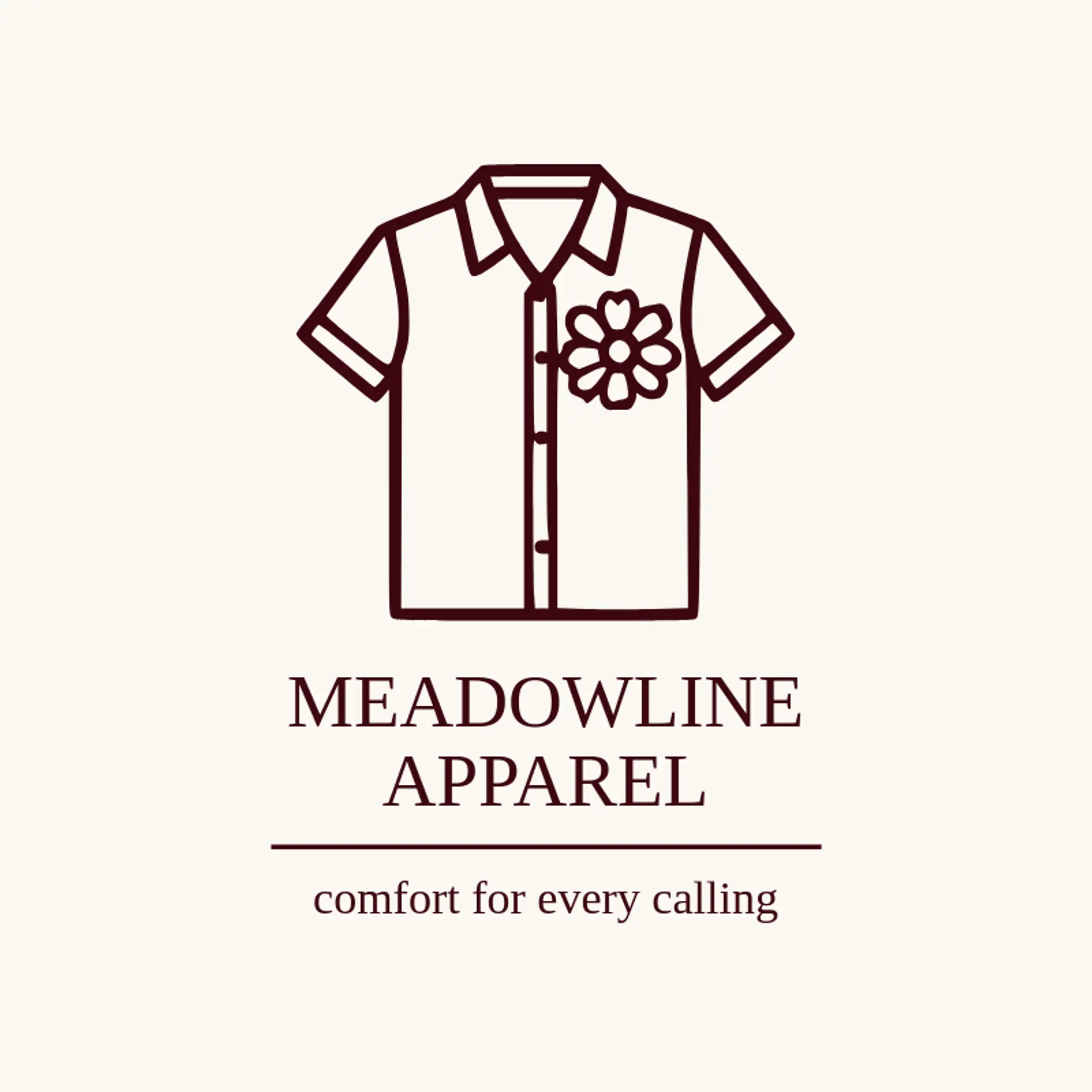 Meadowline Apparel logo for uniform