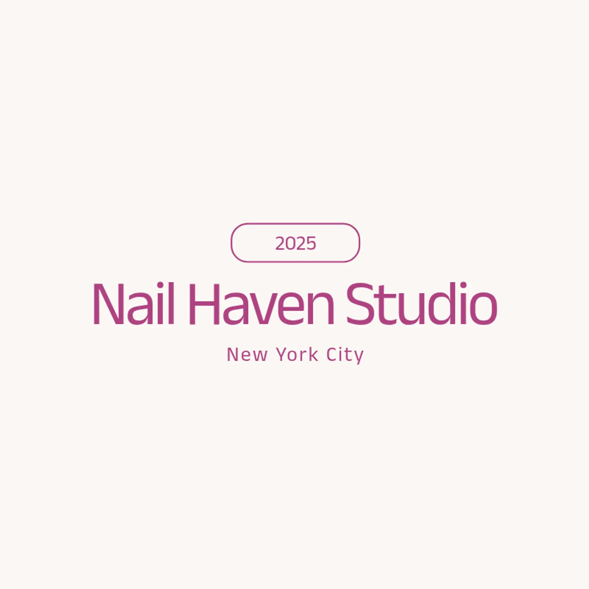 Nail Haven Studio logo for nail salon