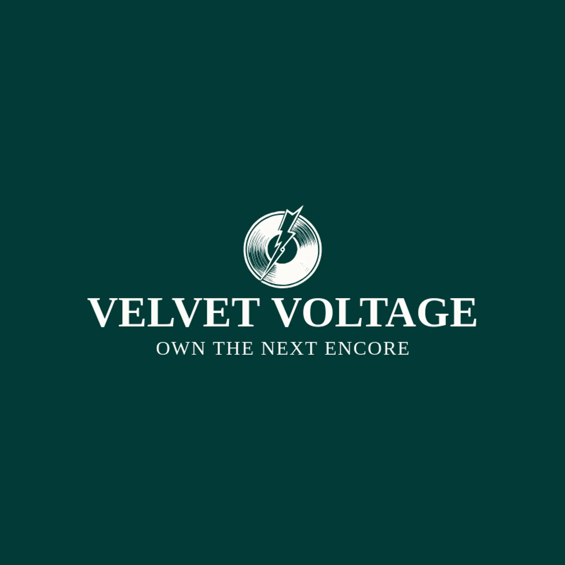 Velvet Voltage logo for rock and roll