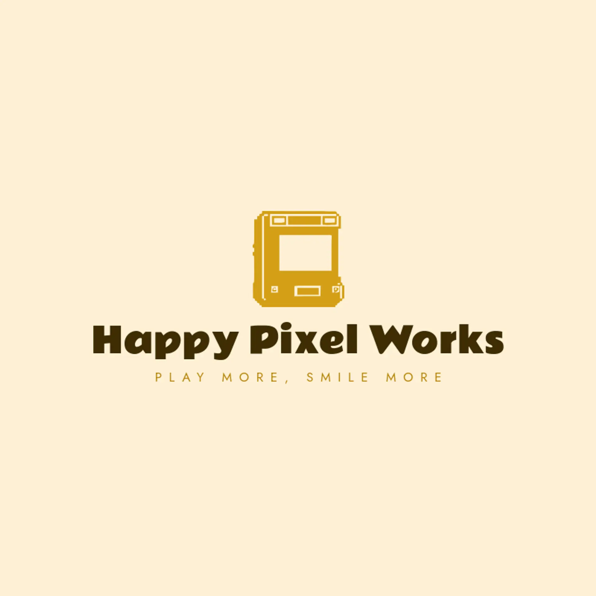 Happy Pixel Works logo for arcade