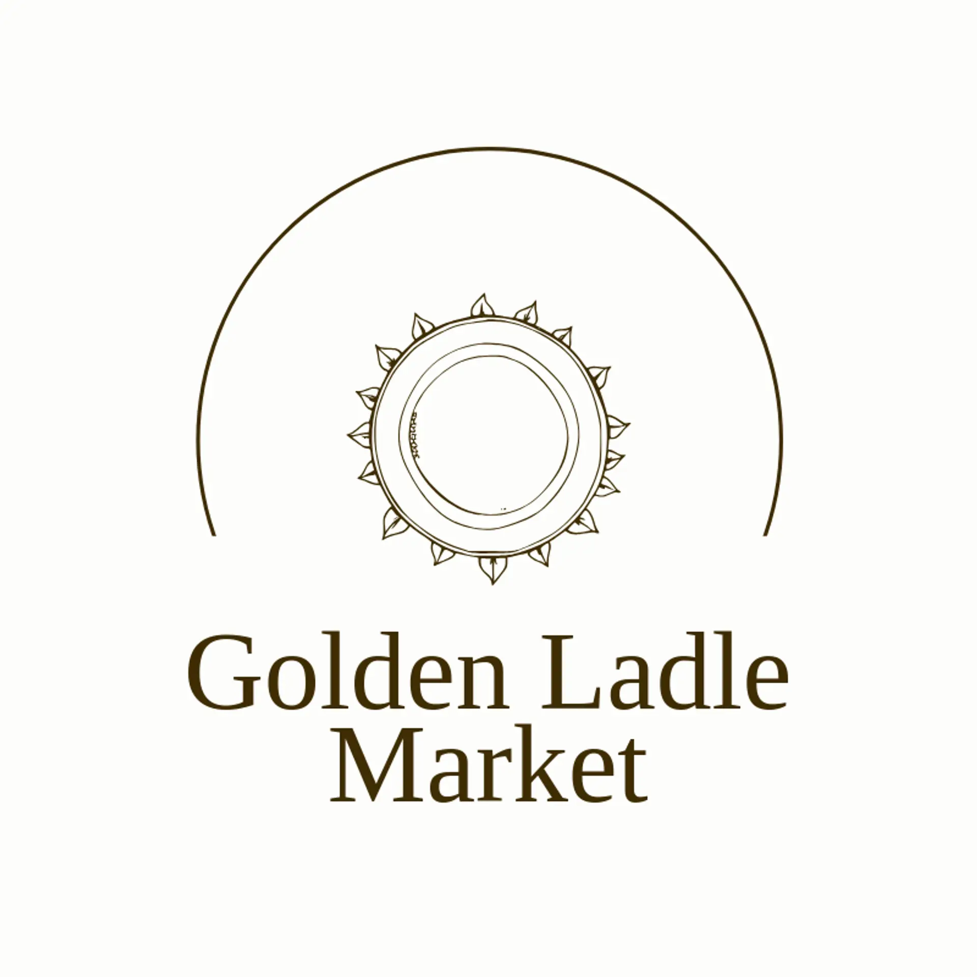 Golden Ladle Market logo for dish