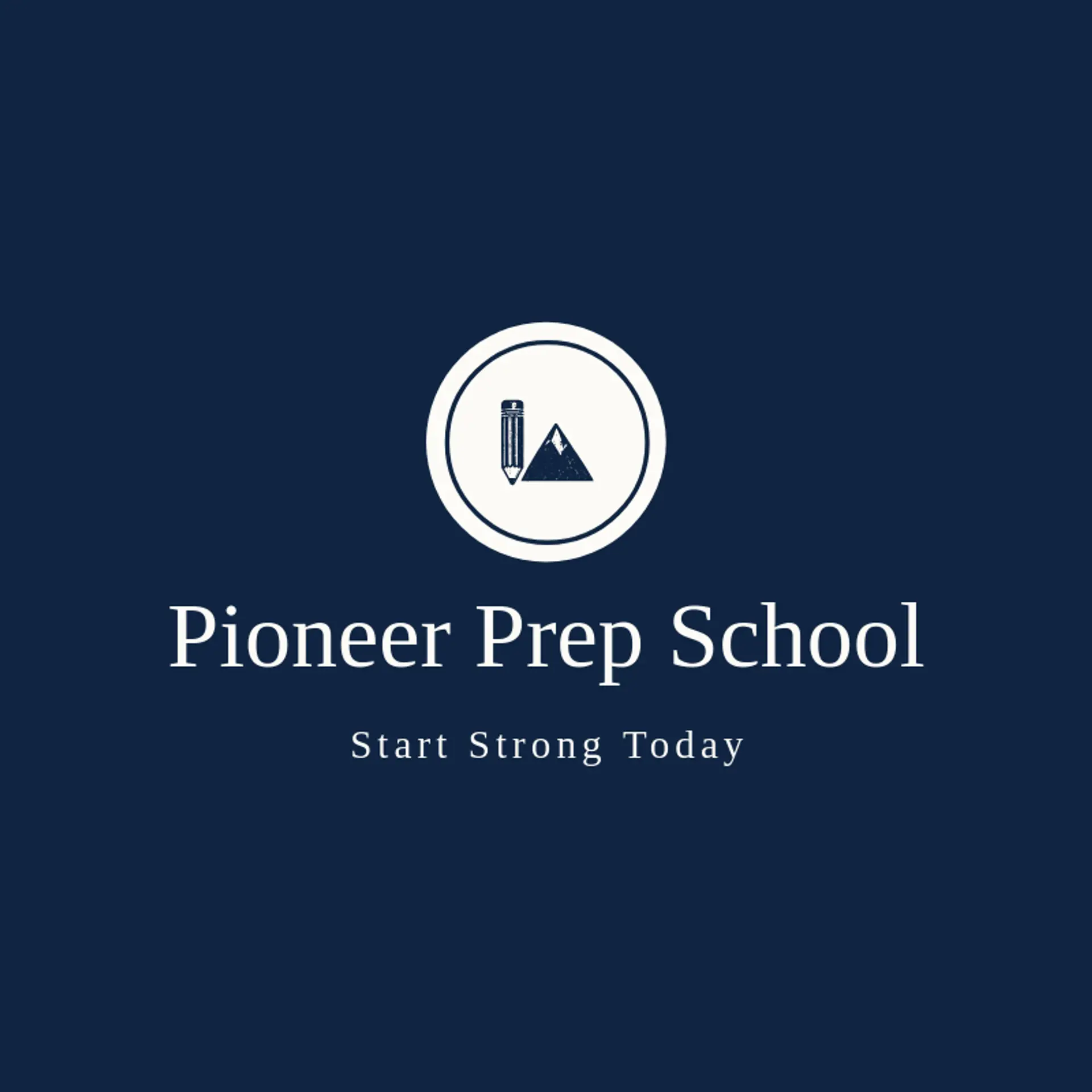 Pioneer Prep School logo for academy