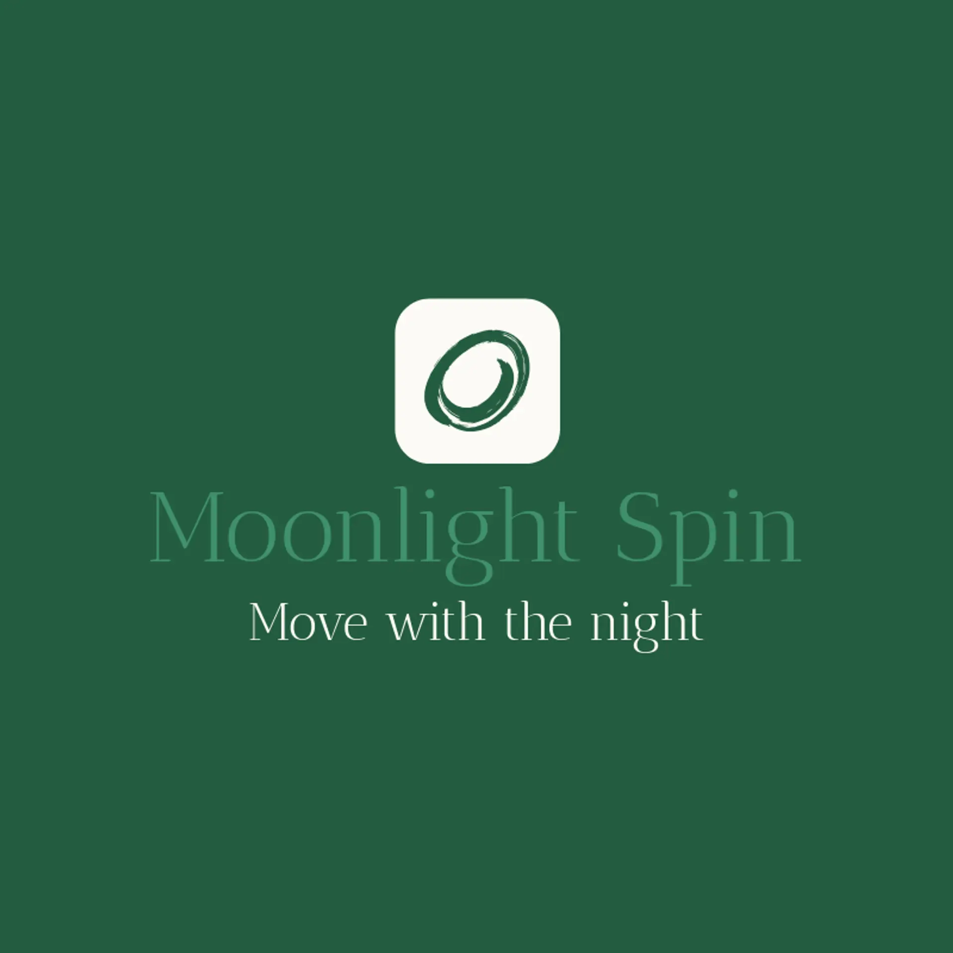 Moonlight Spin logo for disc