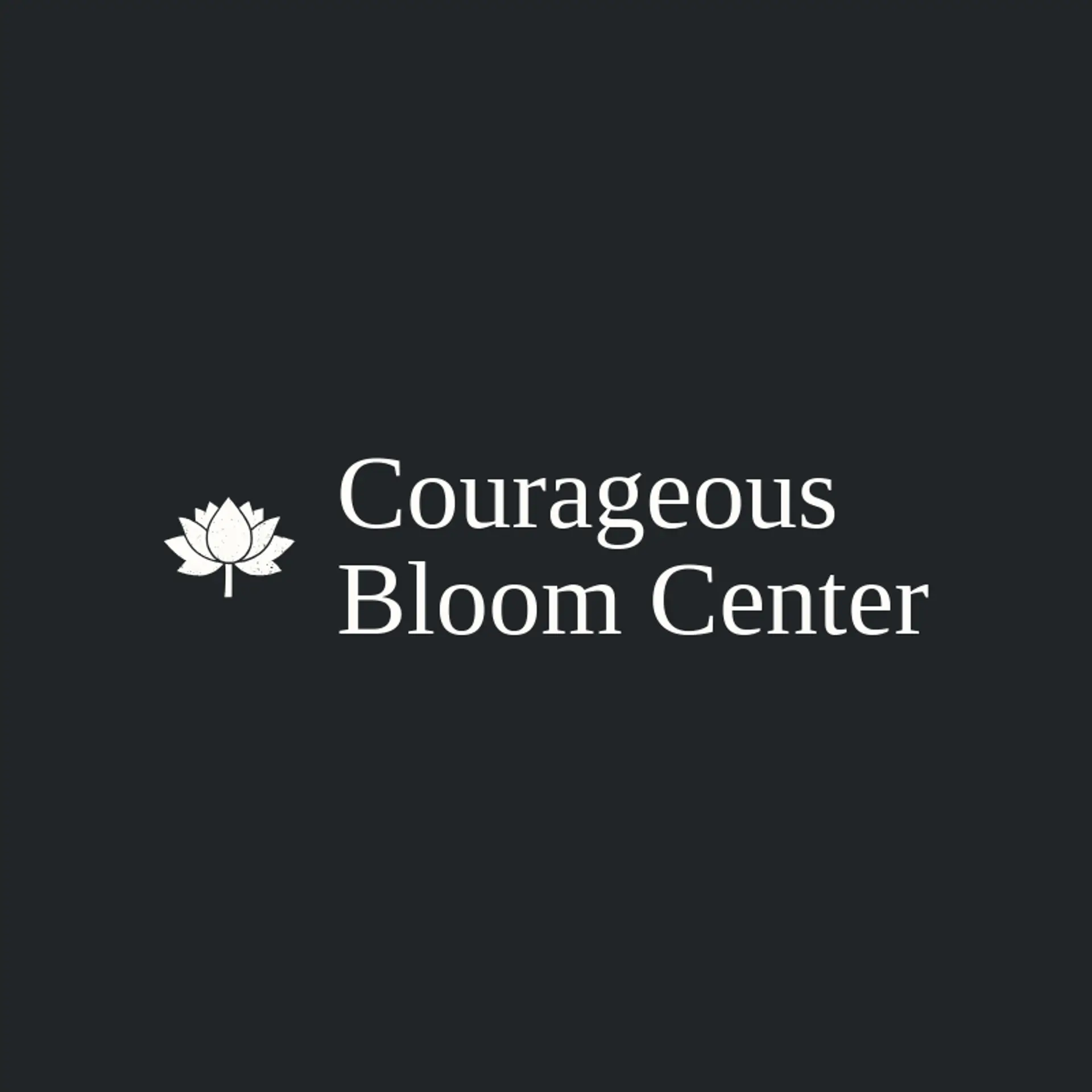 Courageous Bloom Center logo for empowerment