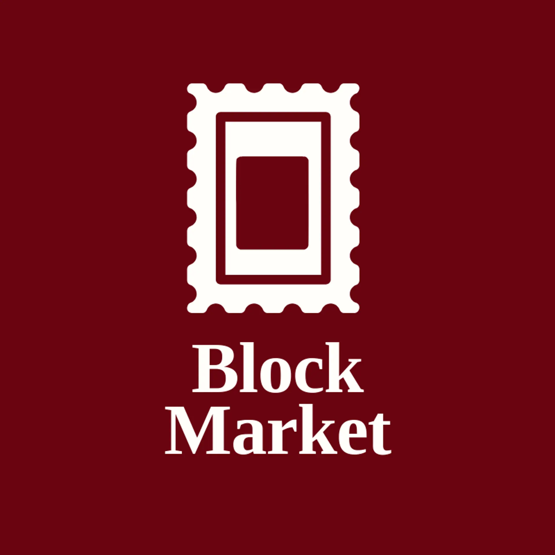 Block Market logo for block