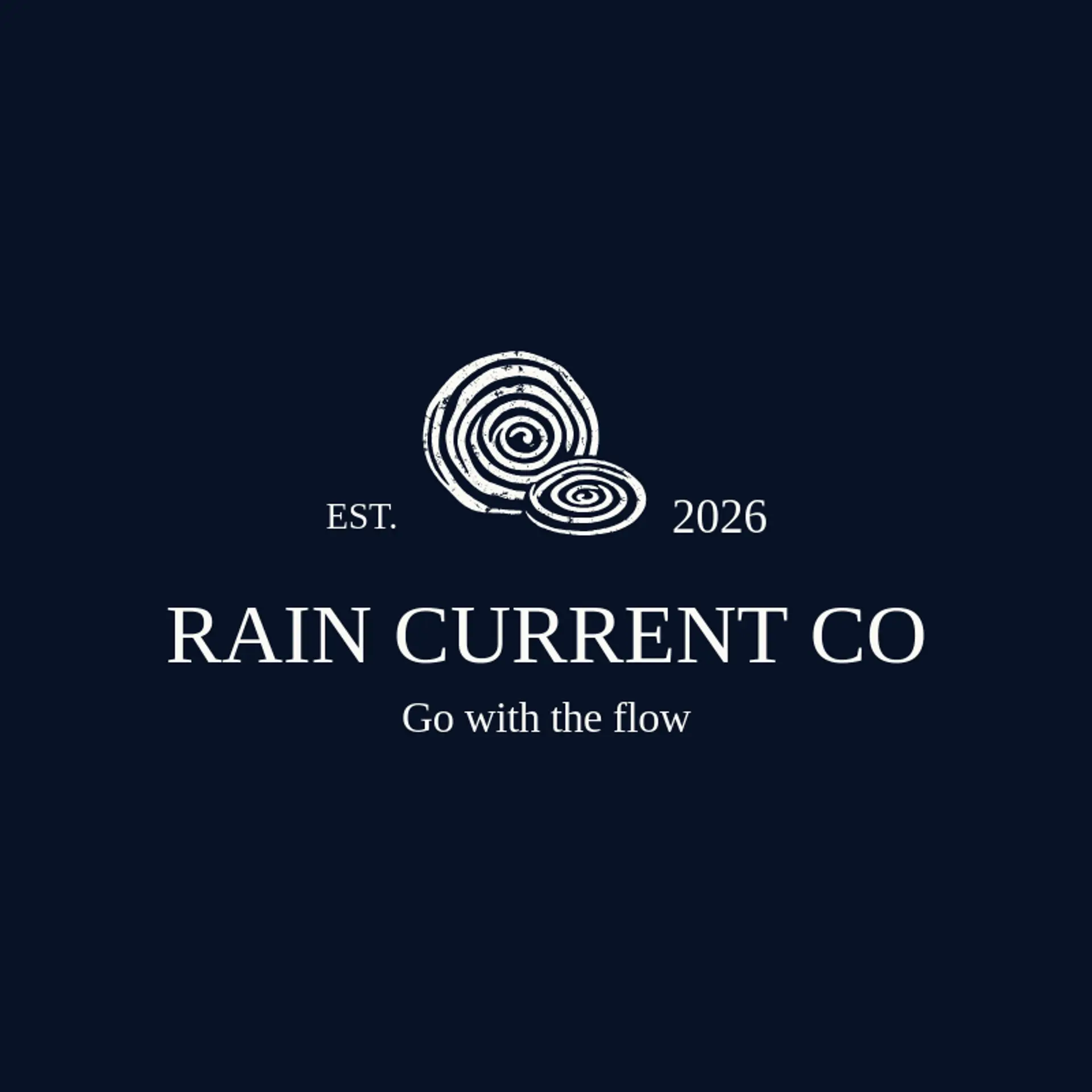 Rain Current Co logo for rain