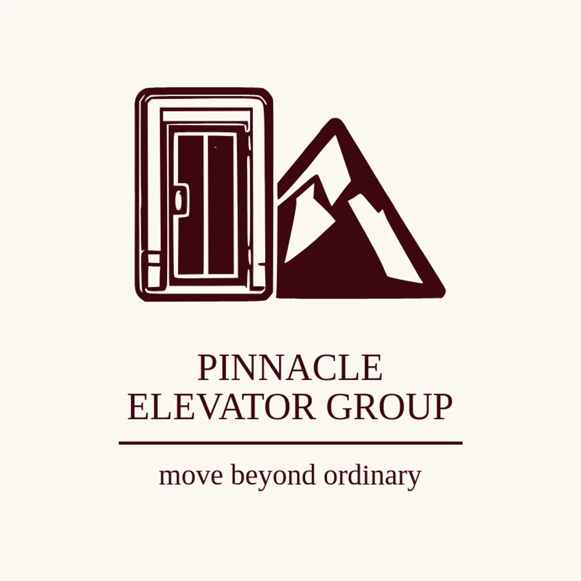 Pinnacle Elevator Group logo for elevator