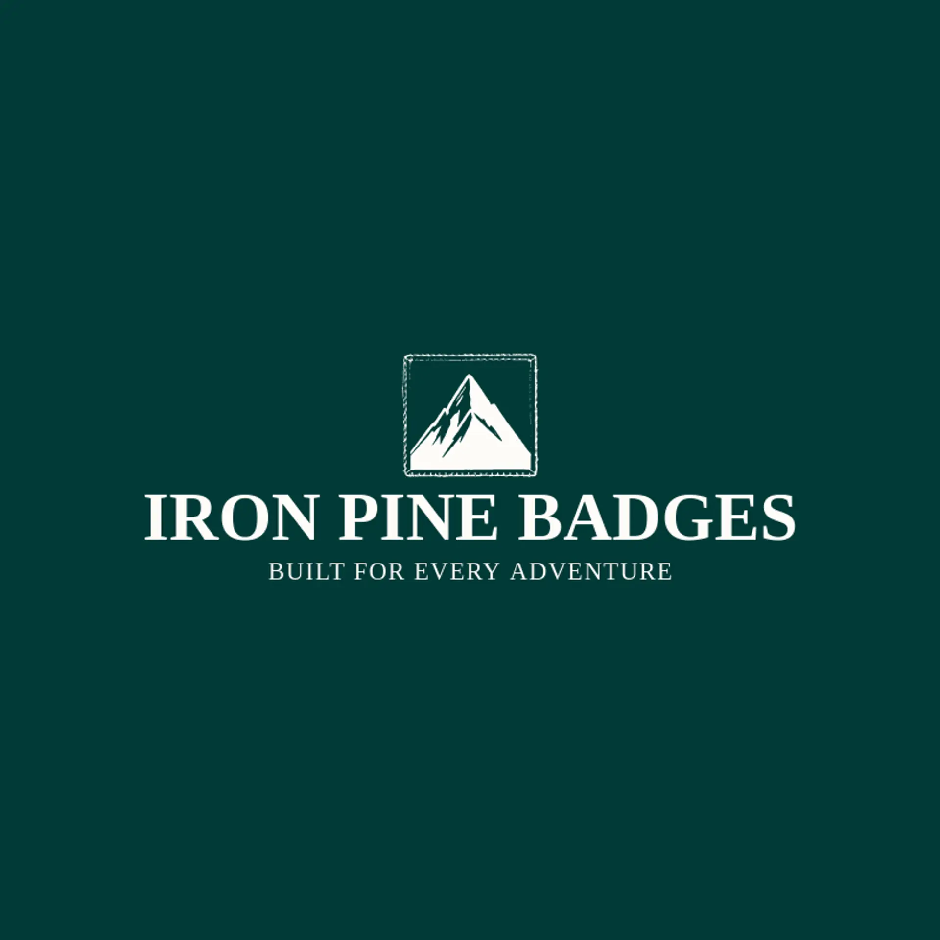Iron Pine Badges logo for patch