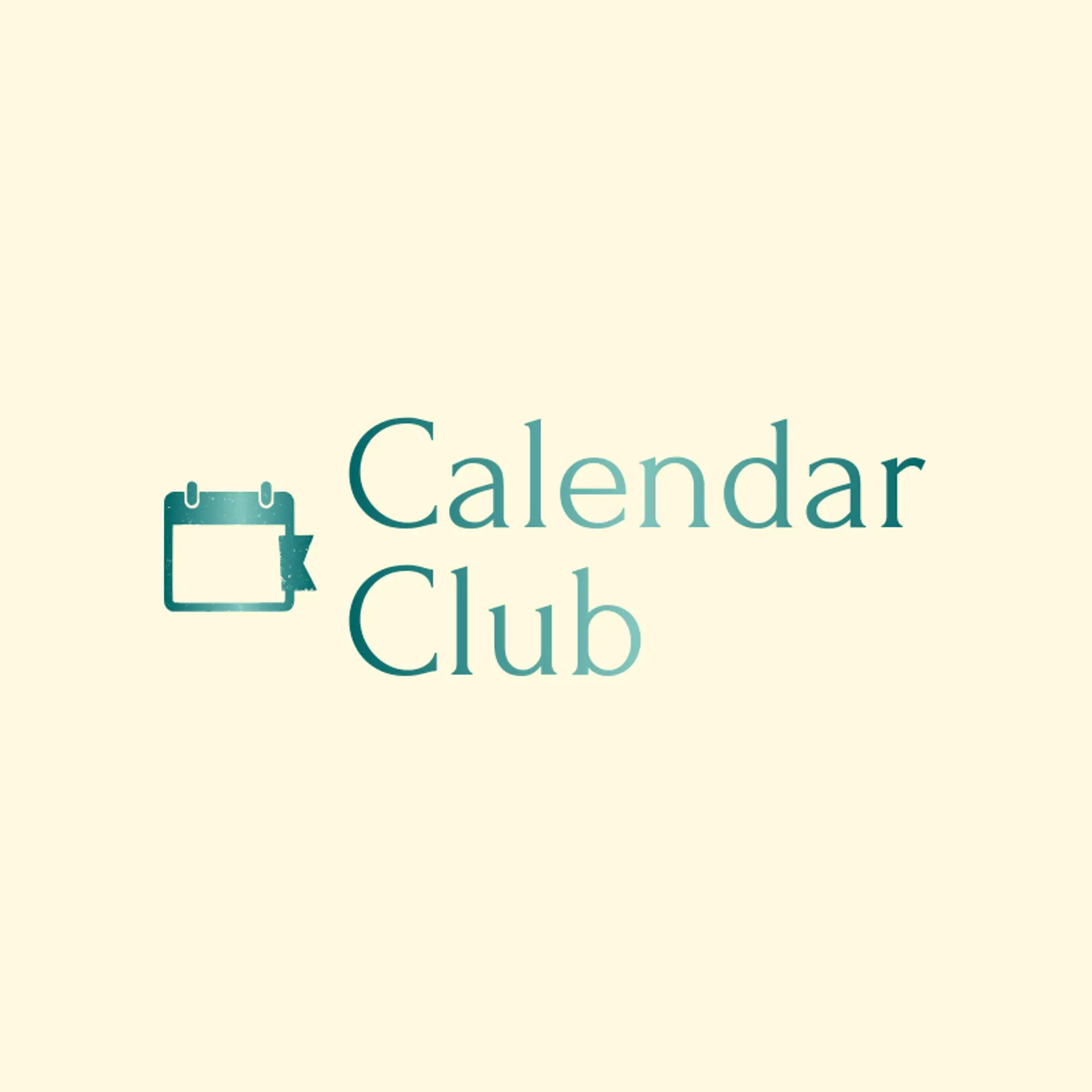 Calendar Club logo for event