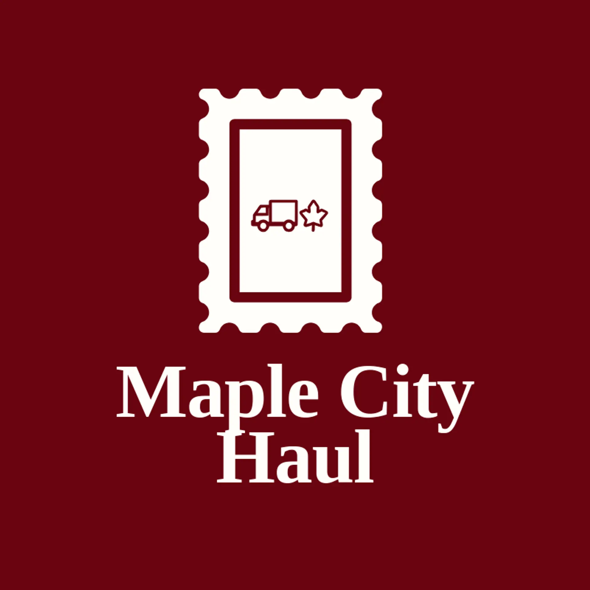 Maple City Haul logo for box truck