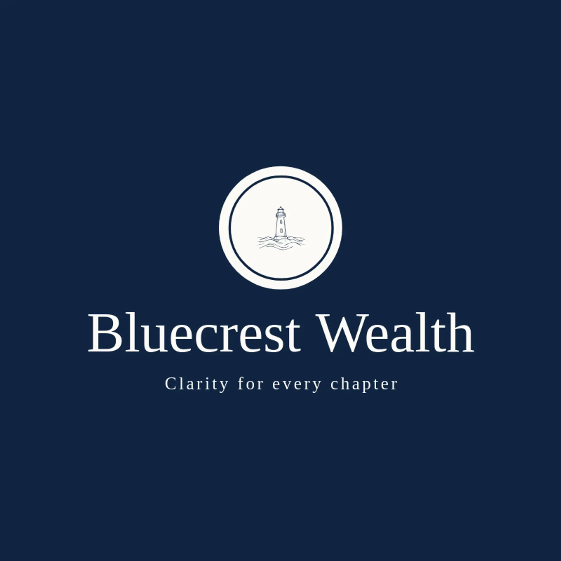 Bluecrest Wealth logo for financial advisor