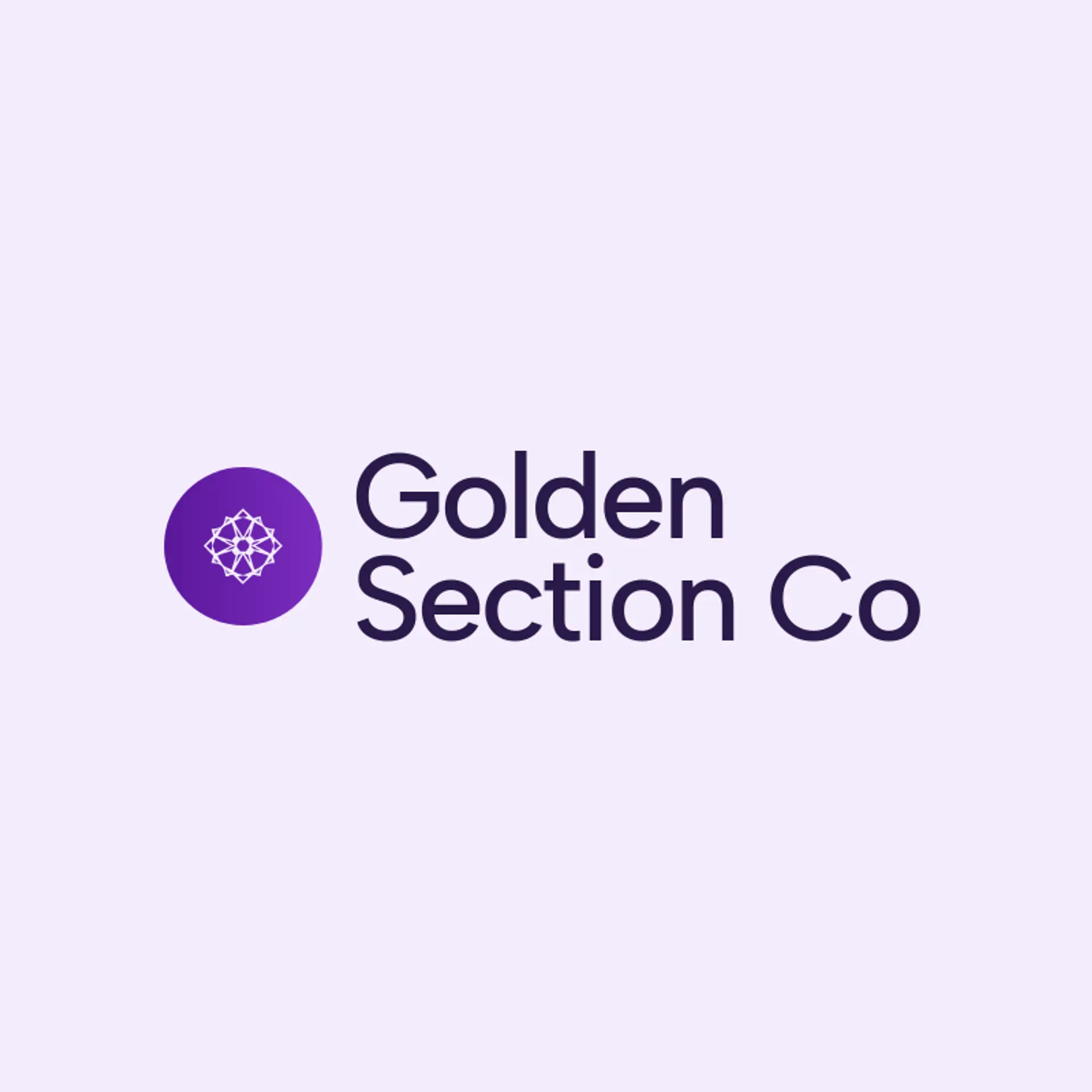 Golden Section Co logo for polygon