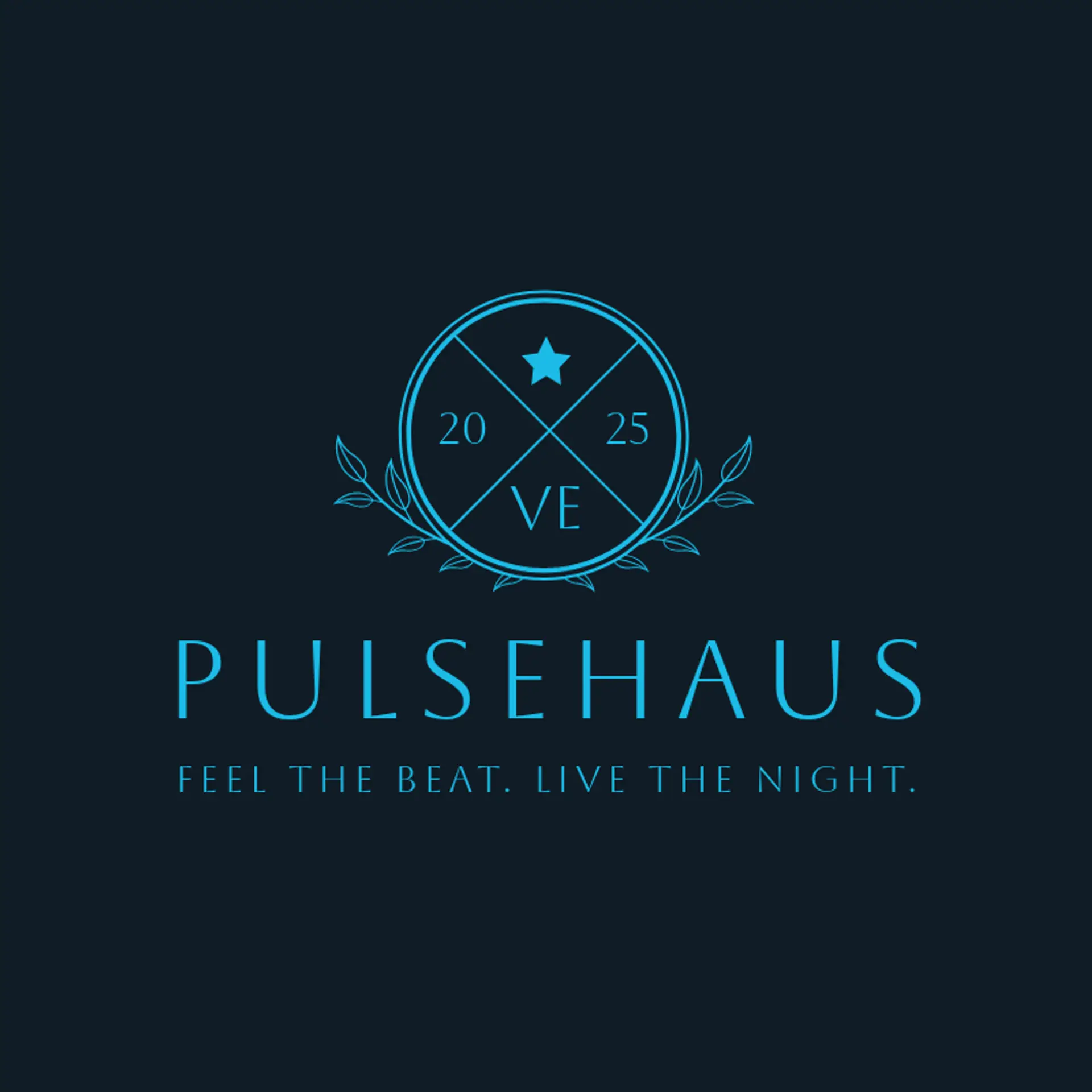Pulse District logo for house music
