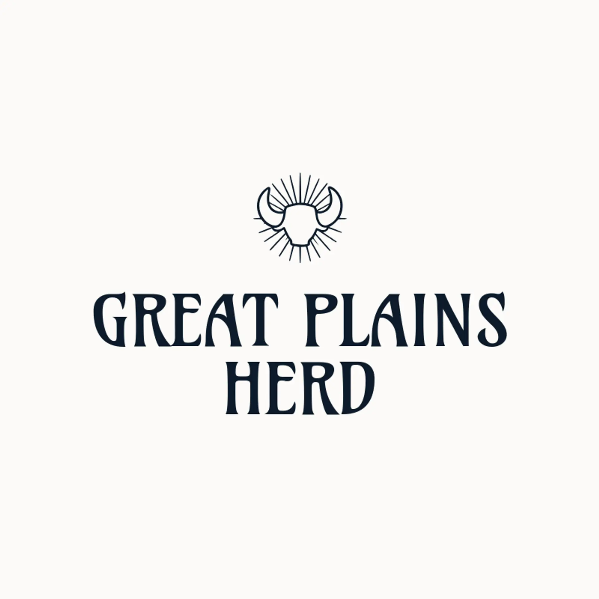 Great Plains Herd logo for bison