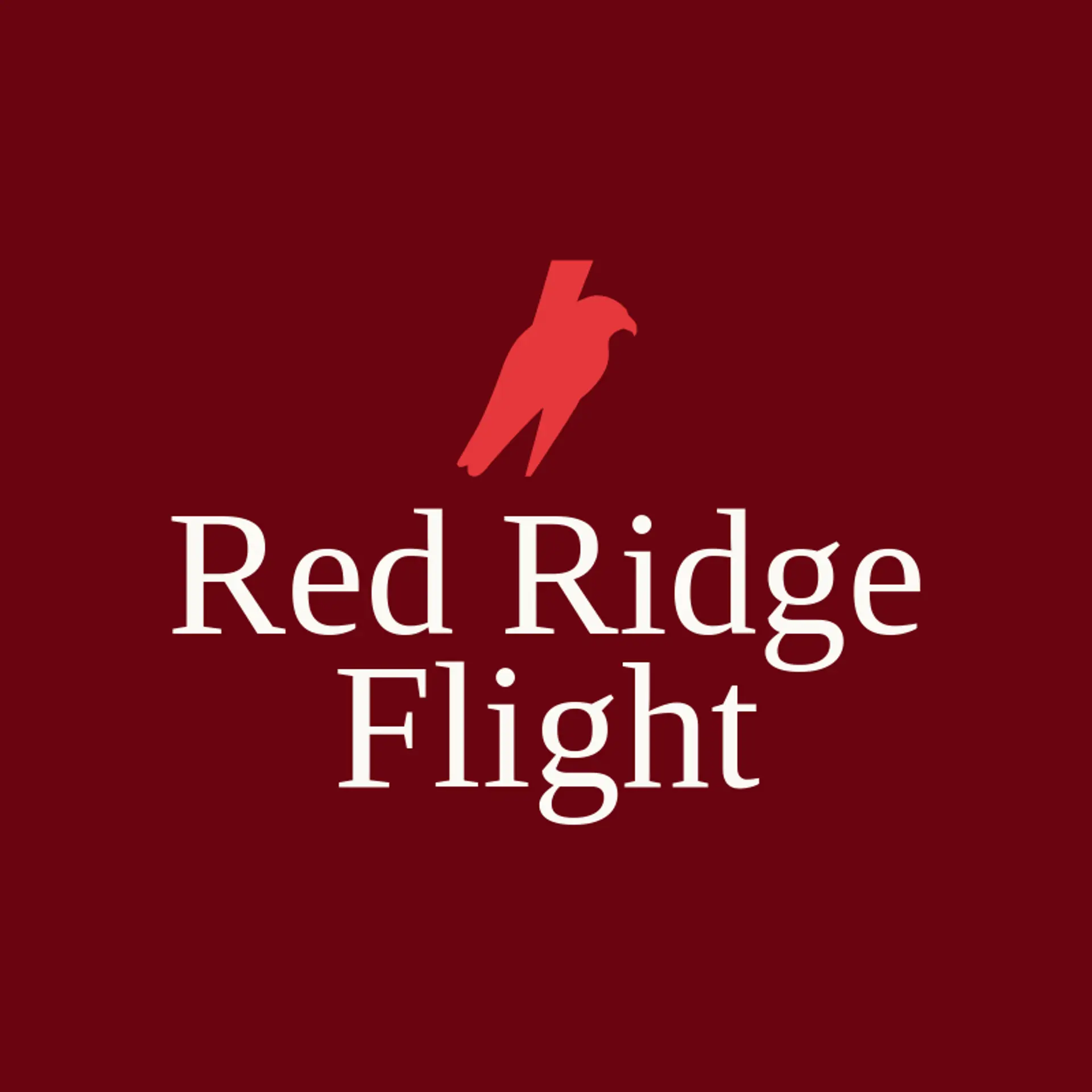 Red Ridge Flight logo for hawk
