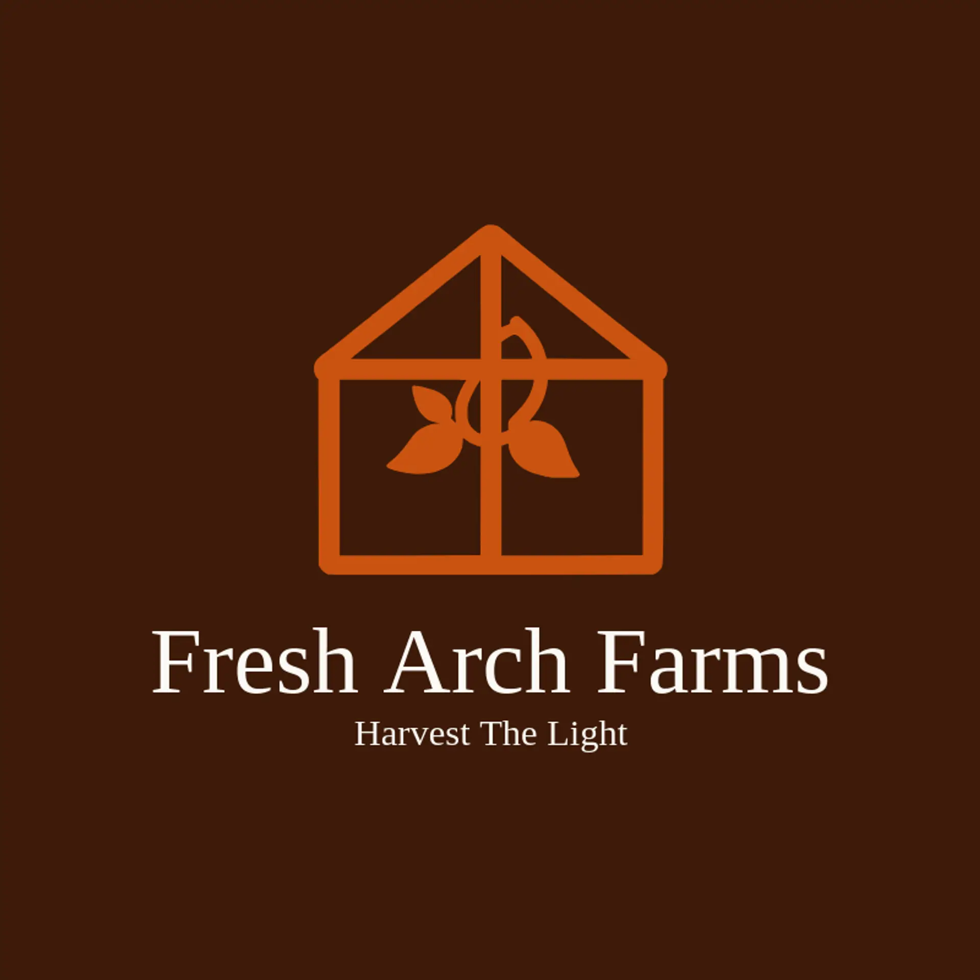 Fresh Arch Farms logo for greenhouse
