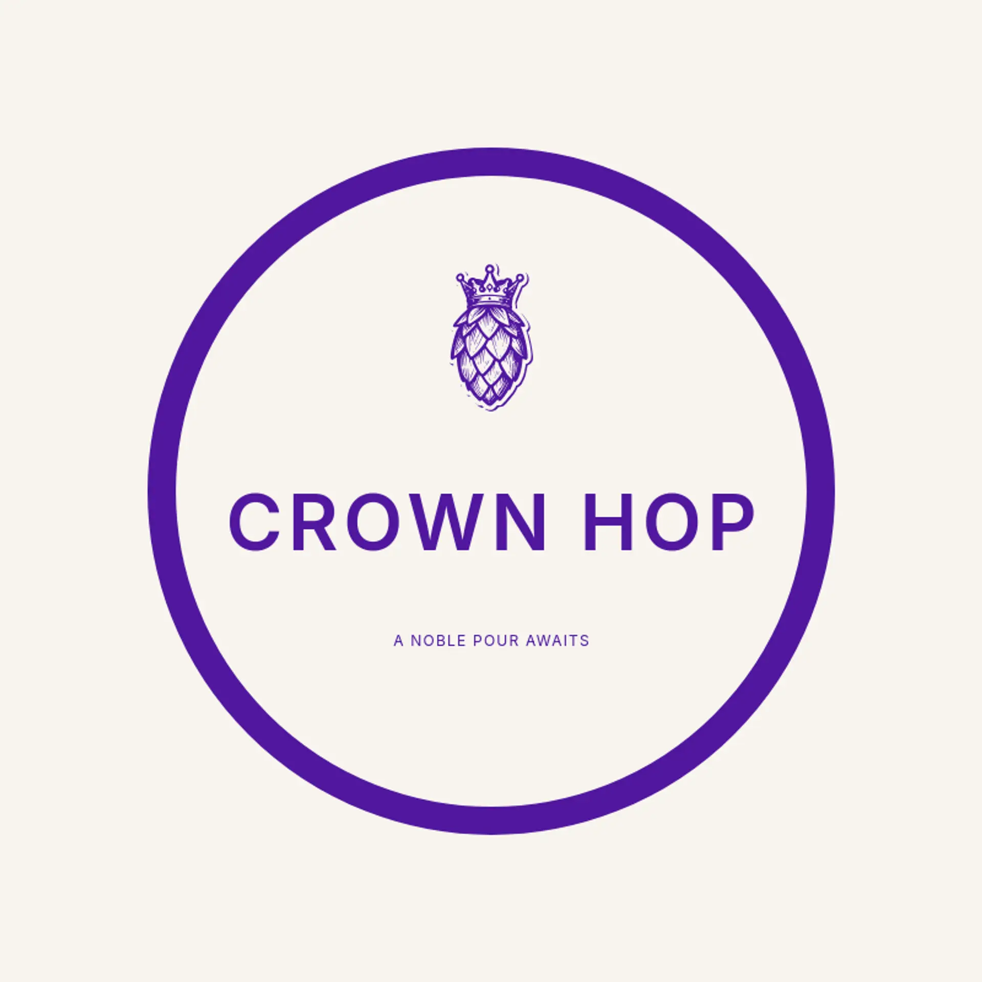 Crown Hop logo for alcohol