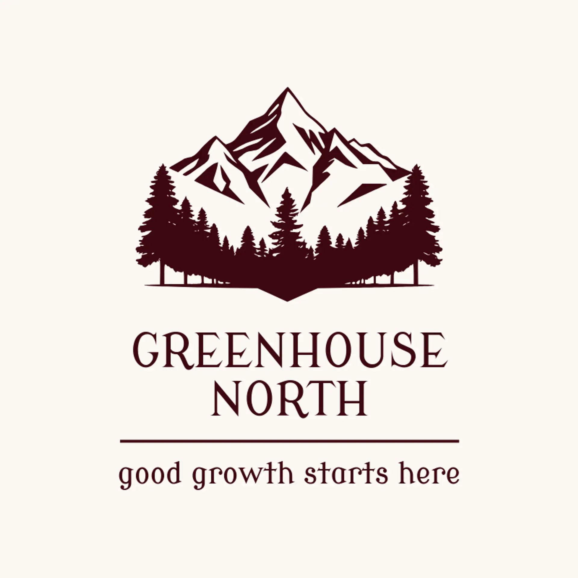 Greenhouse North logo for evergreen