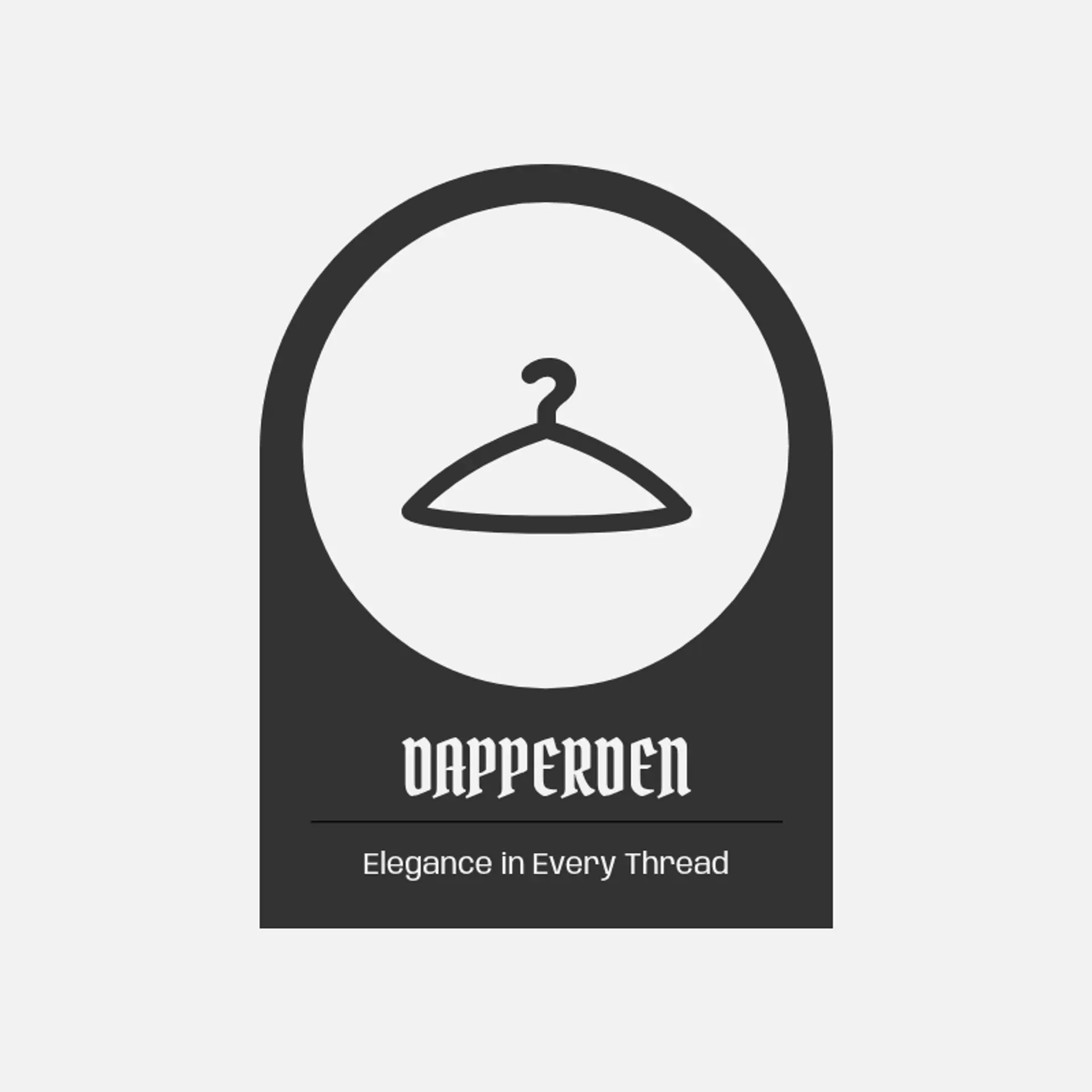 DapperDen logo for fashion line