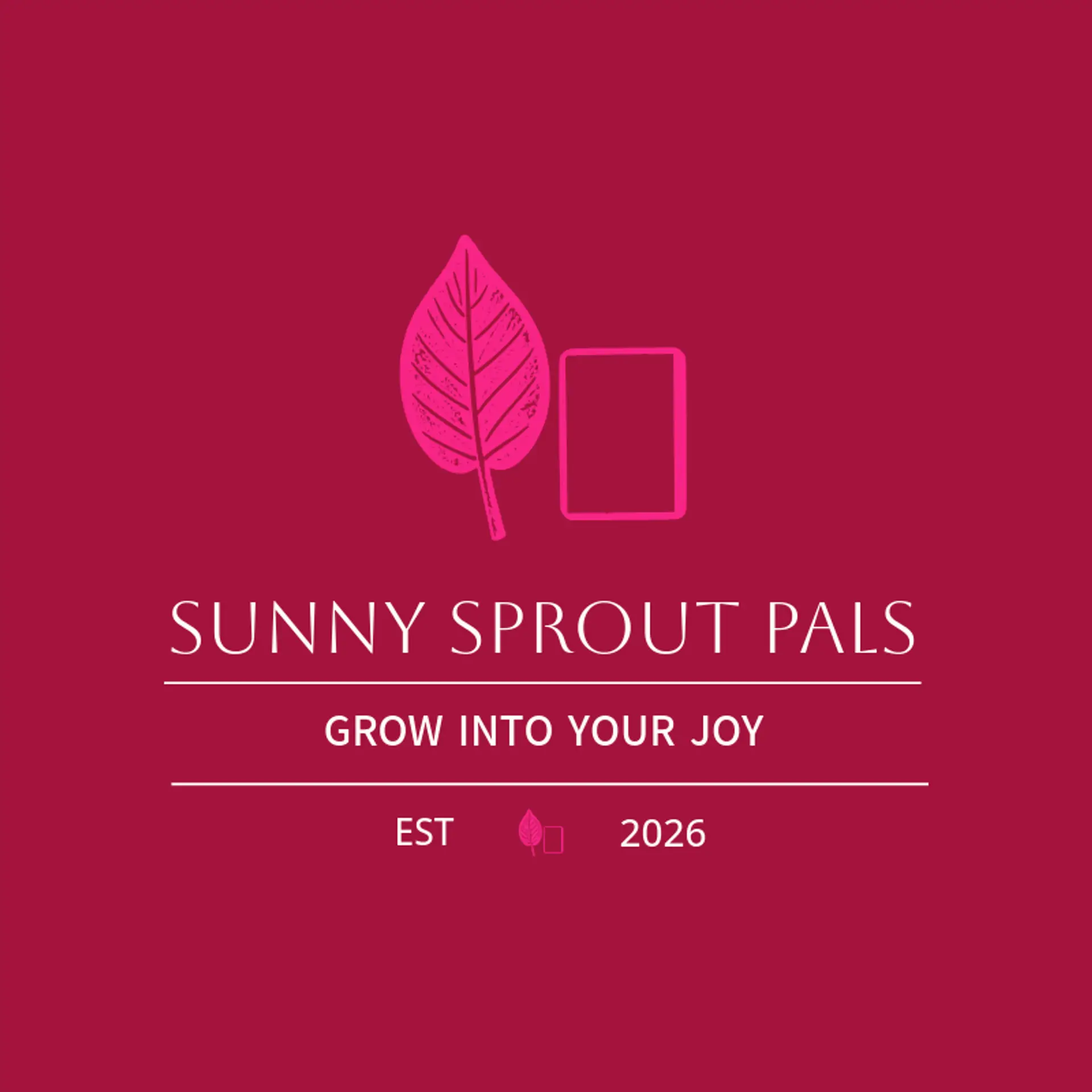 Sunny Sprout Pals logo for character