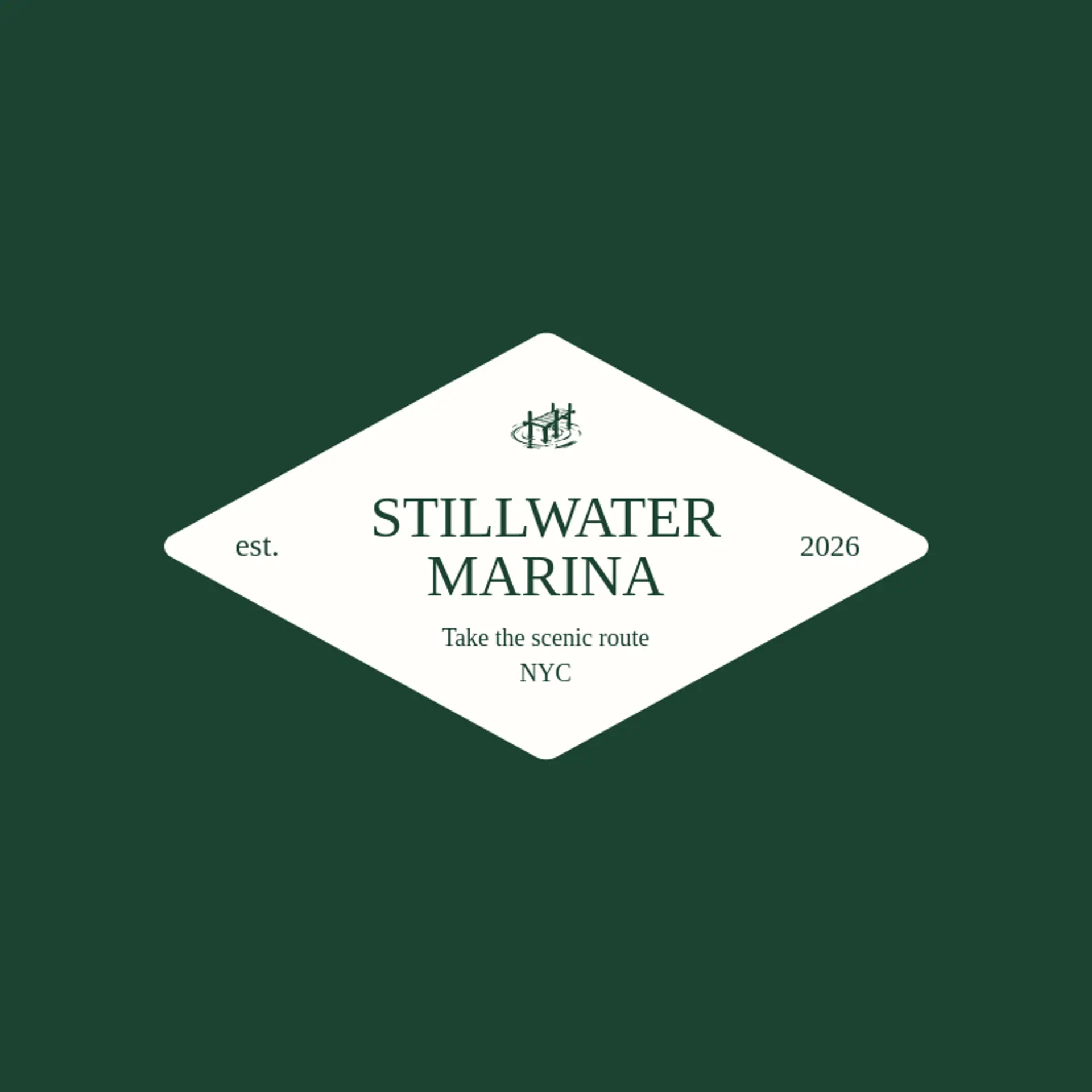 Stillwater Marina logo for marina