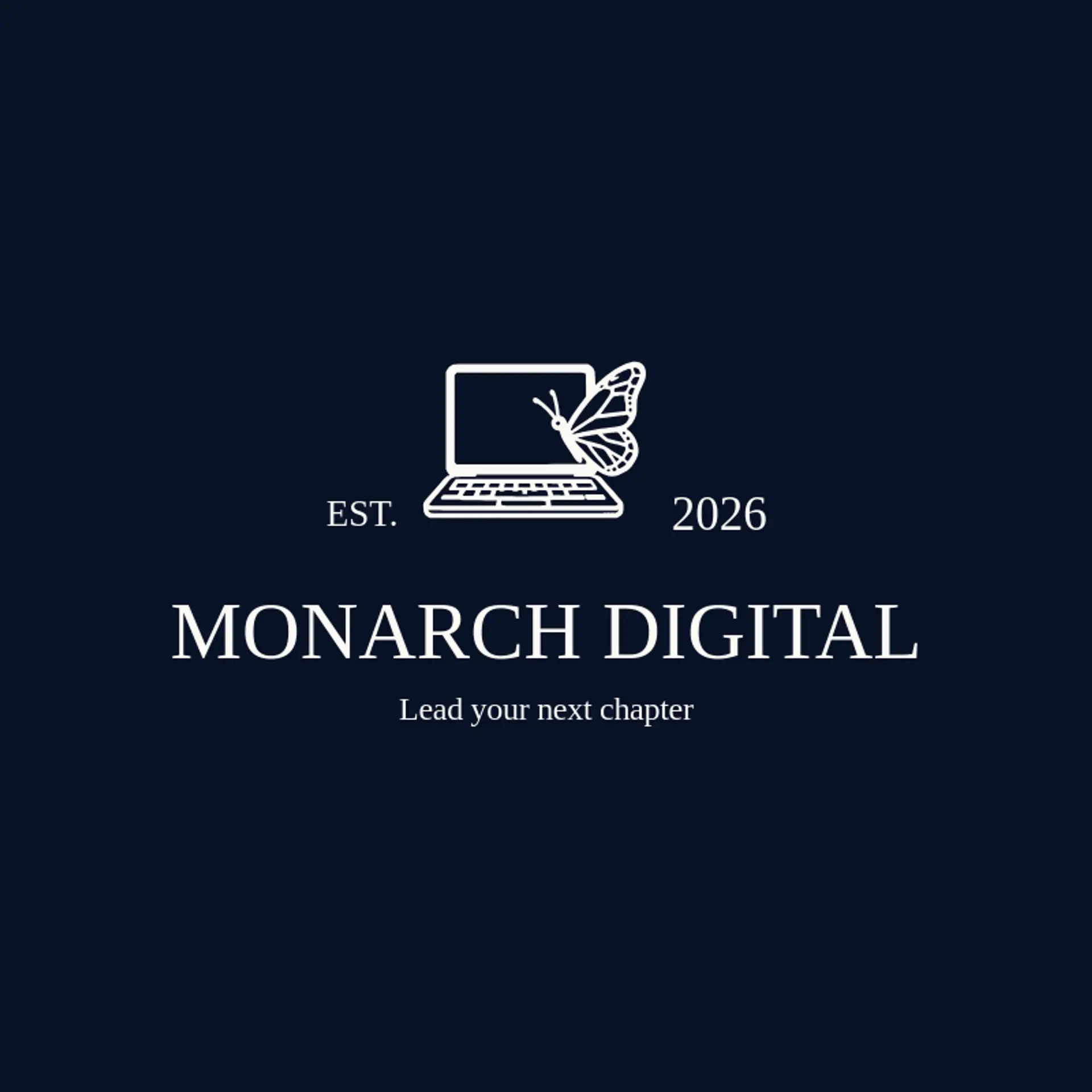 Monarch Digital logo for laptop