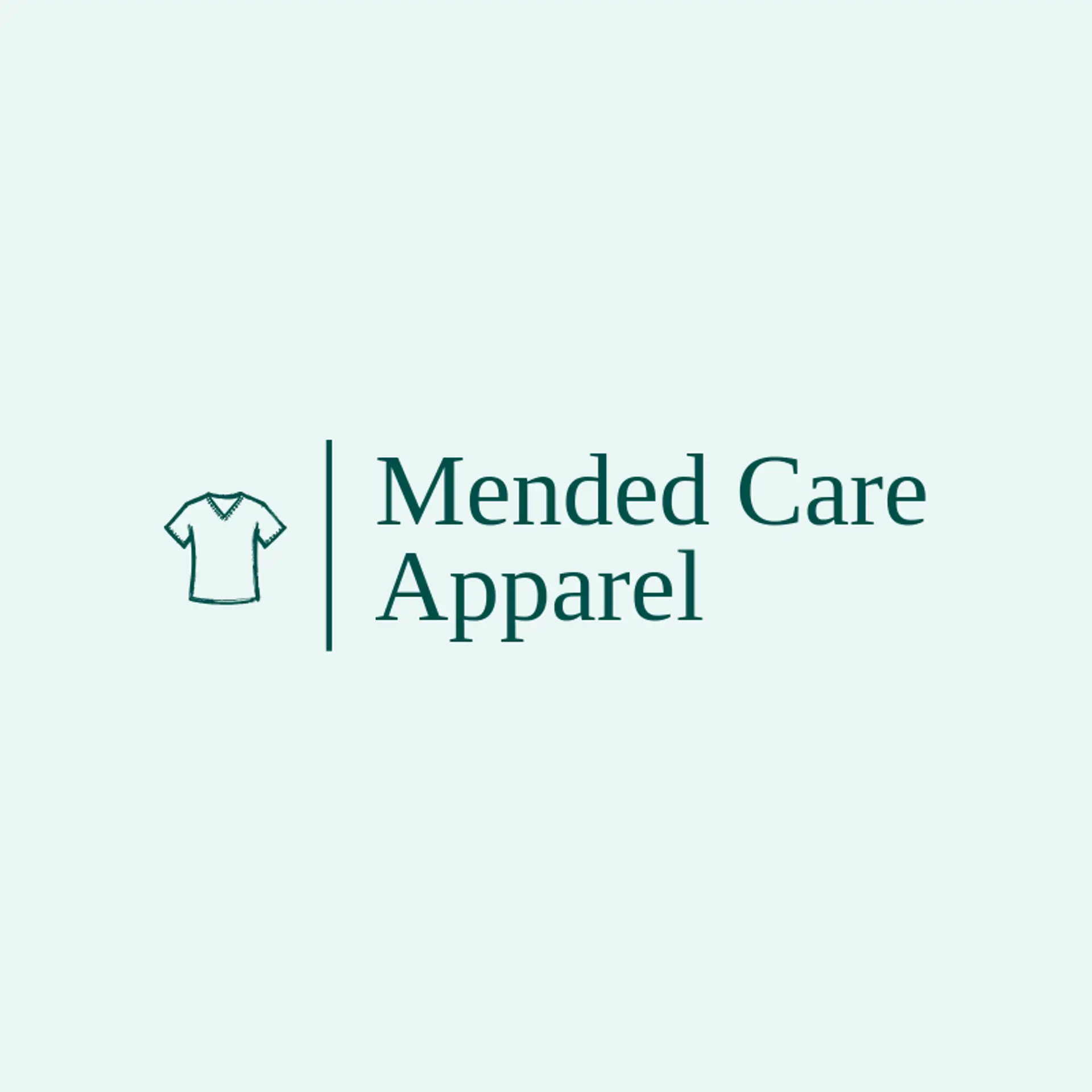Mended Care Apparel logo for scrub