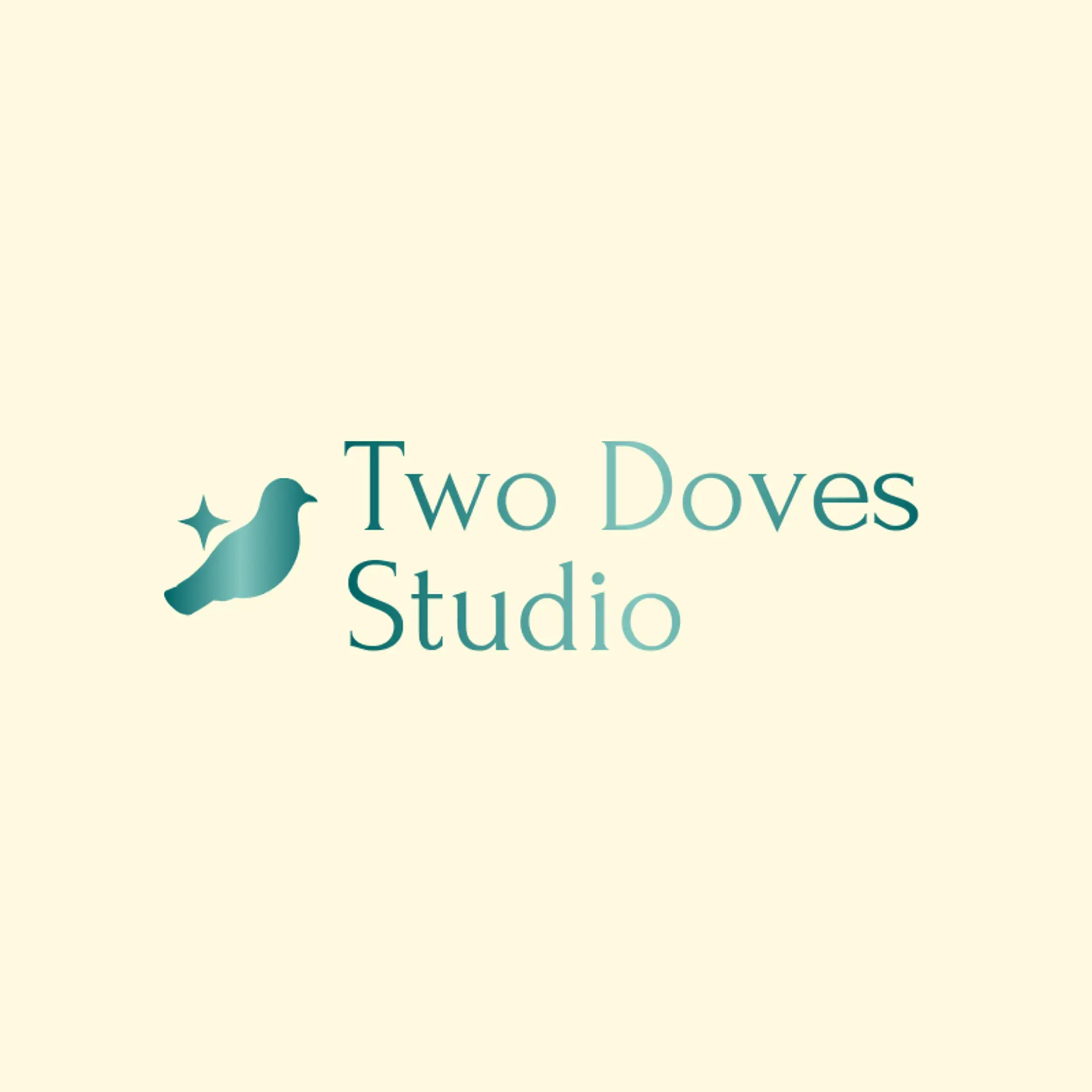 Two Doves Studio logo for engagement