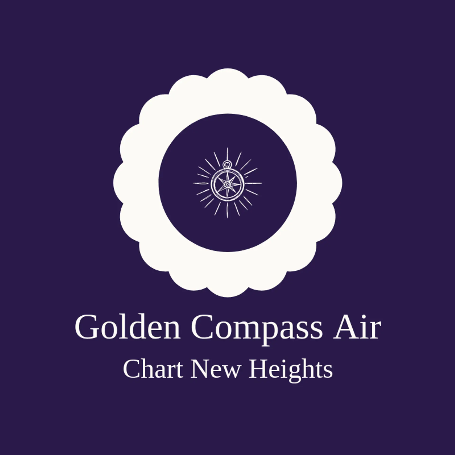 Golden Compass Air logo for air force