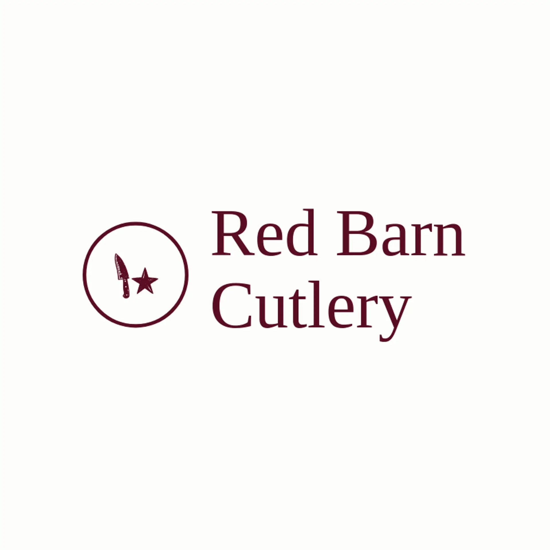 Red Barn Cutlery logo for knife