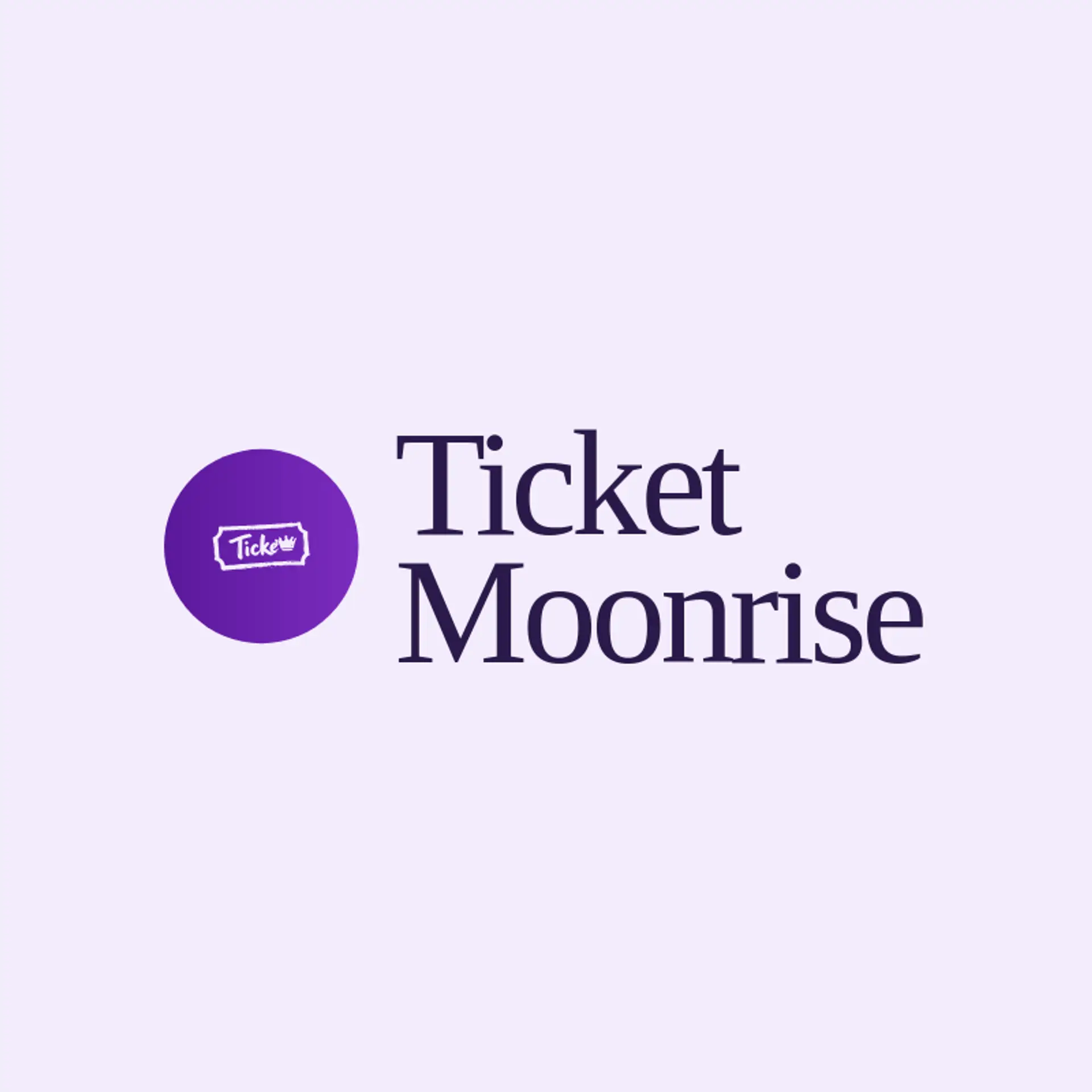 Ticket Moonrise logo for ticket