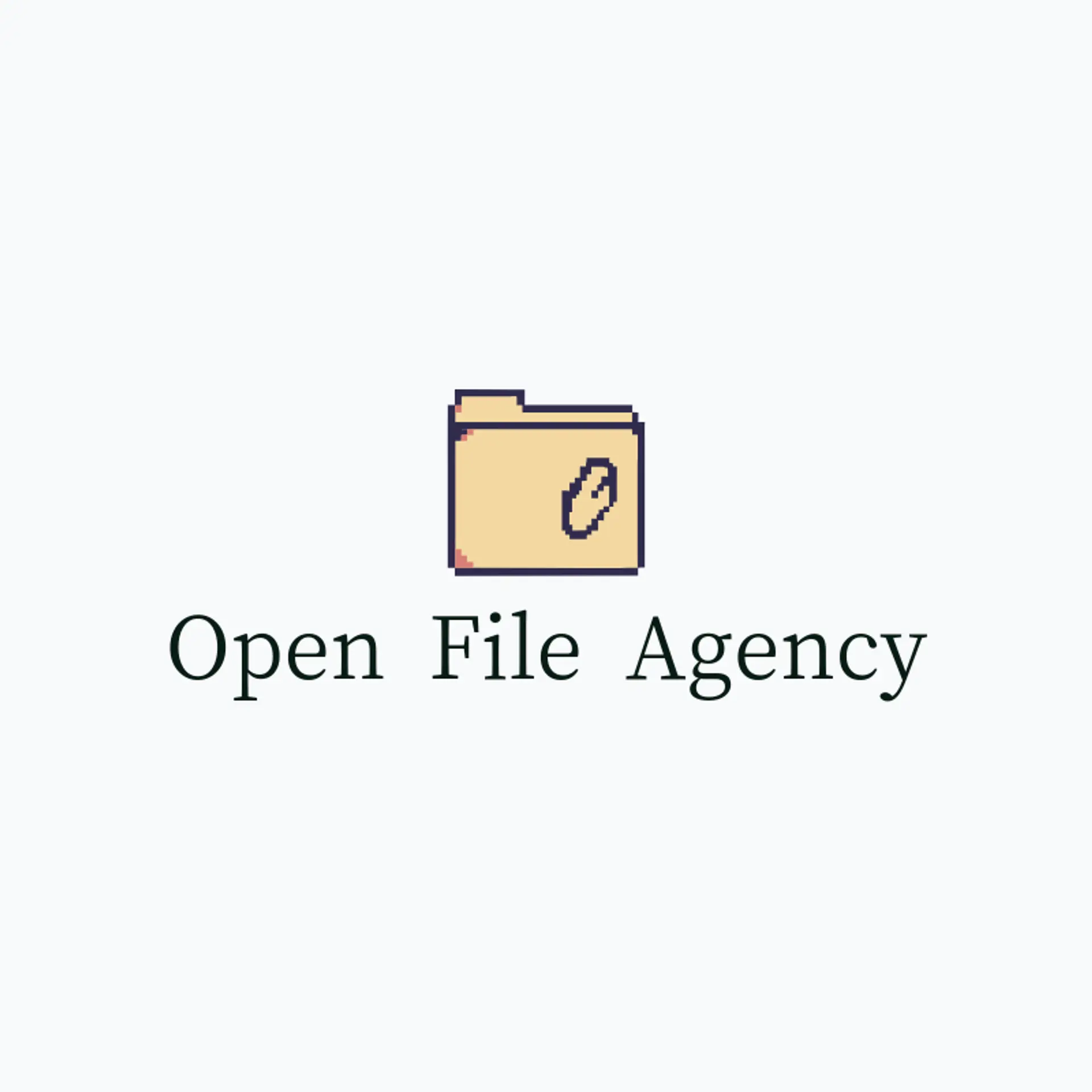 Open File Agency logo for detective