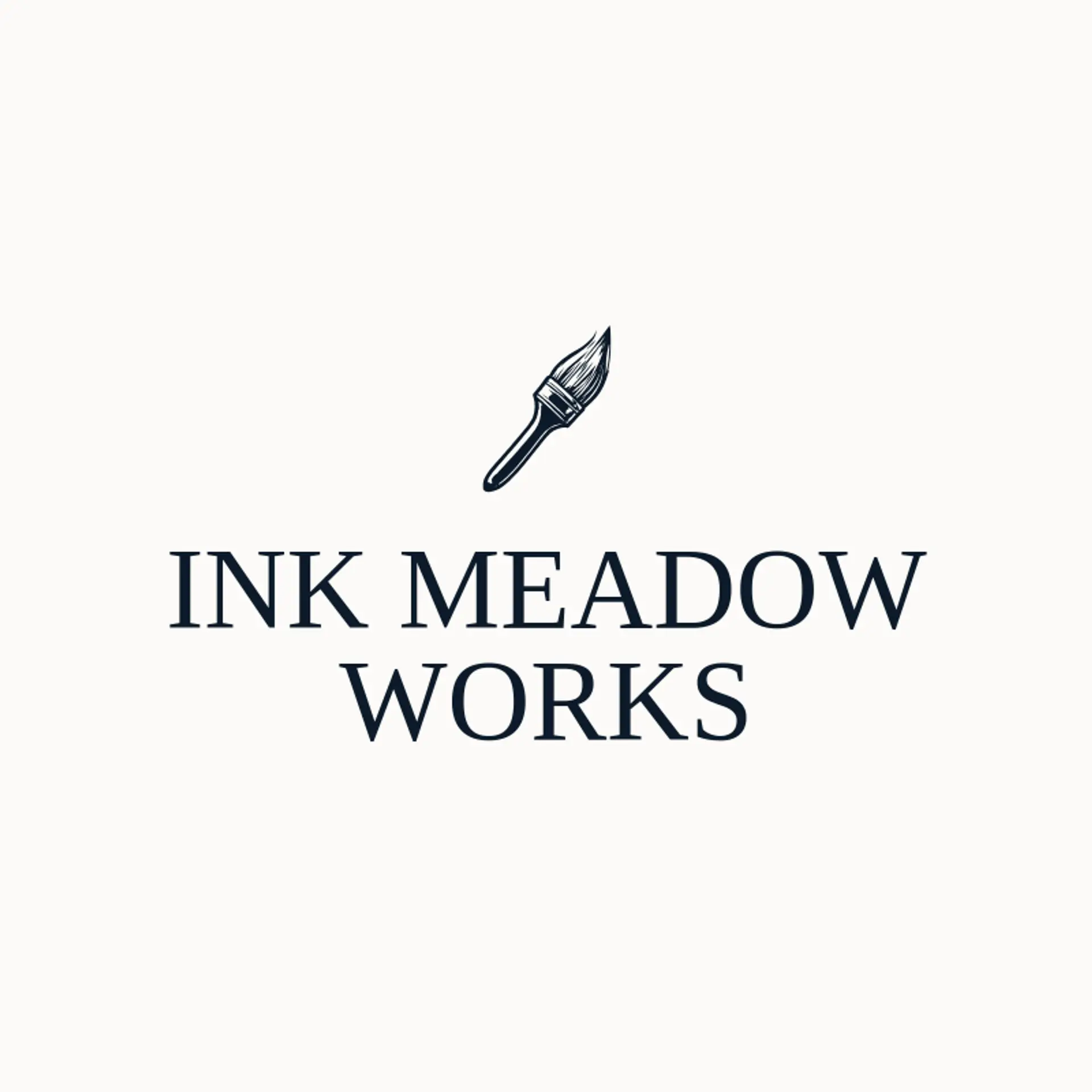 Ink Meadow Works logo for drawing