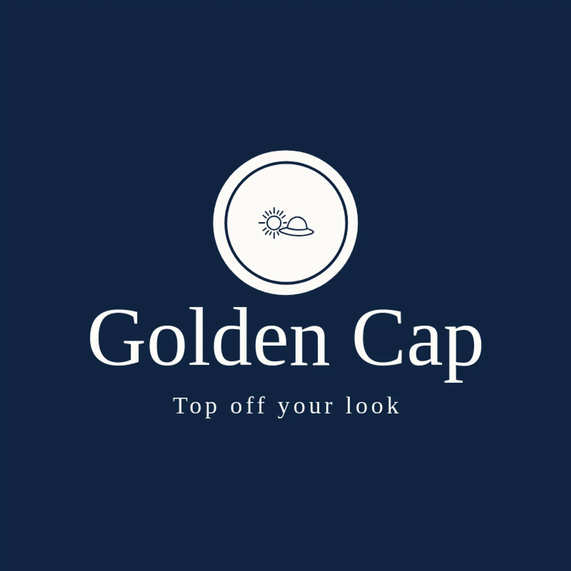 Golden Cap logo for clothes