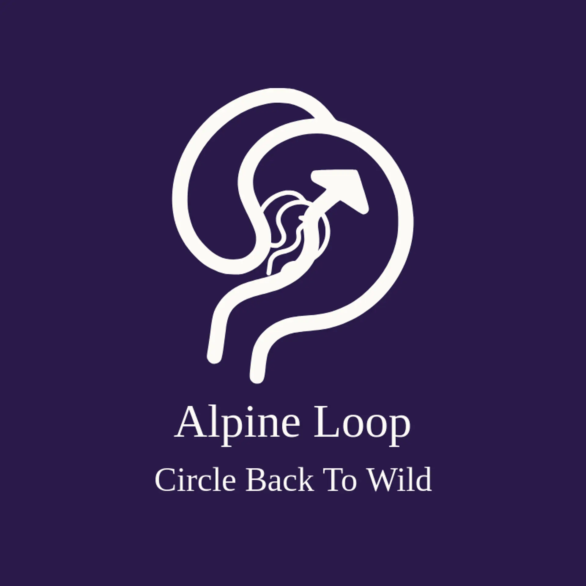Alpine Loop logo for hiking