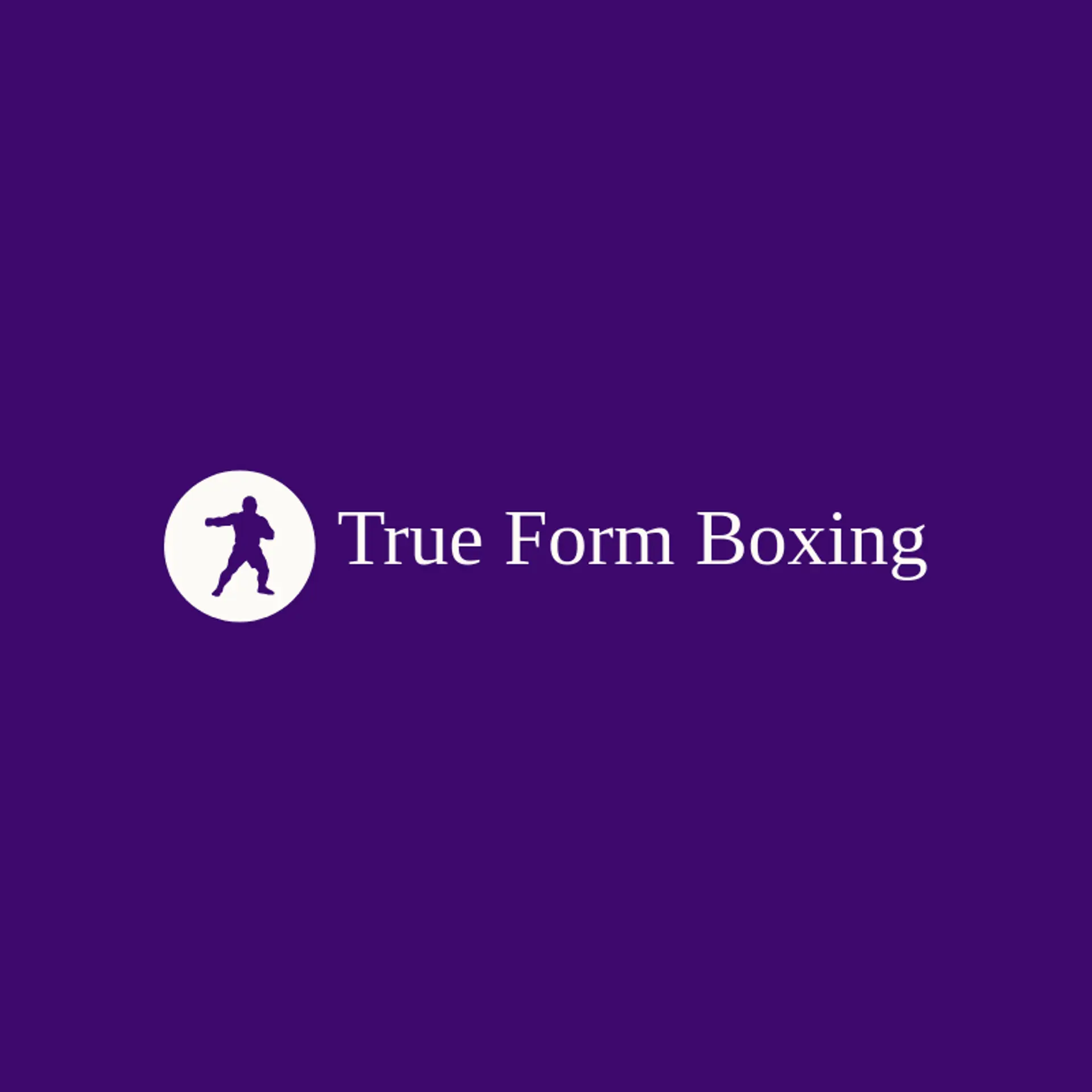 True Form Boxing logo for muay thai