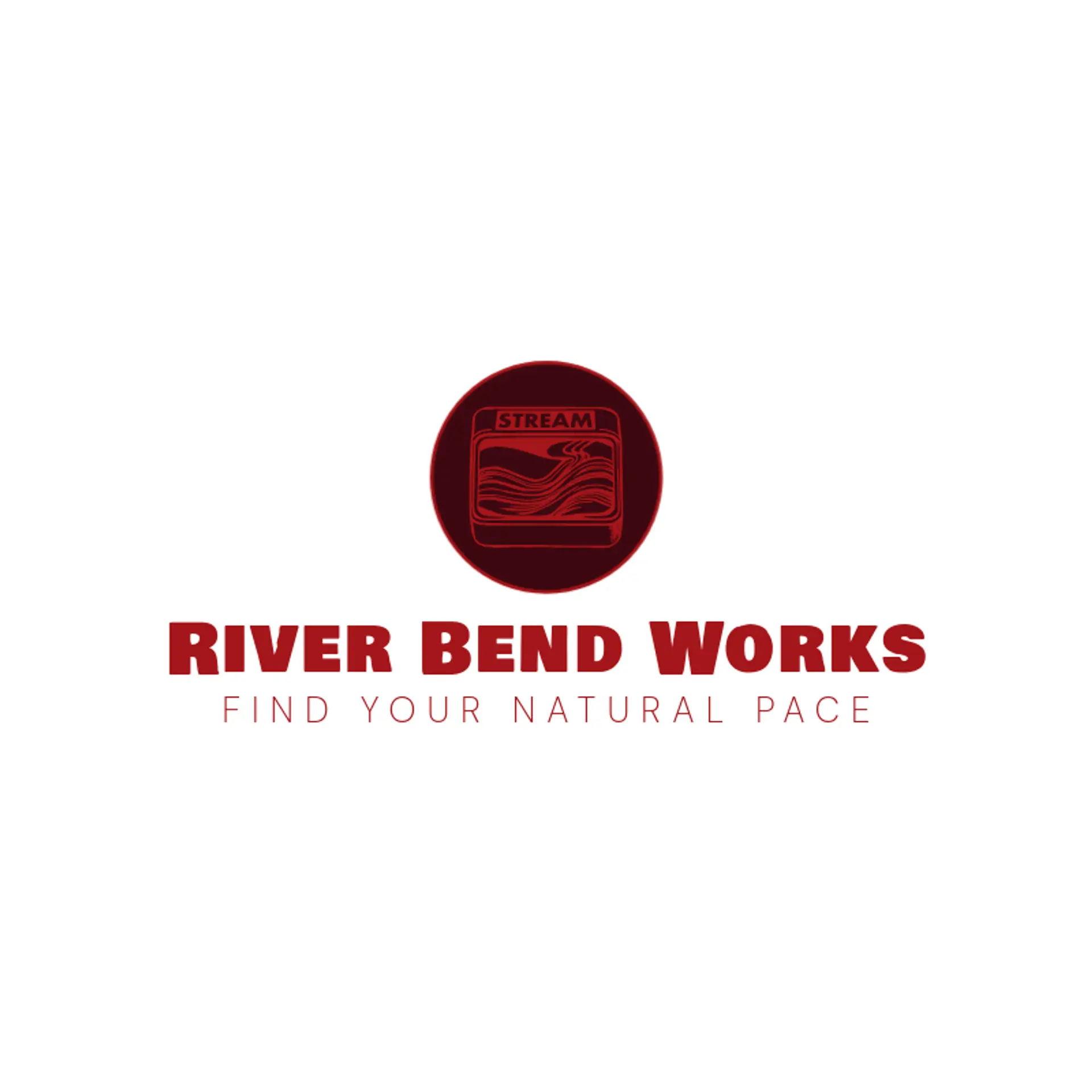 River Bend Works logo for flow