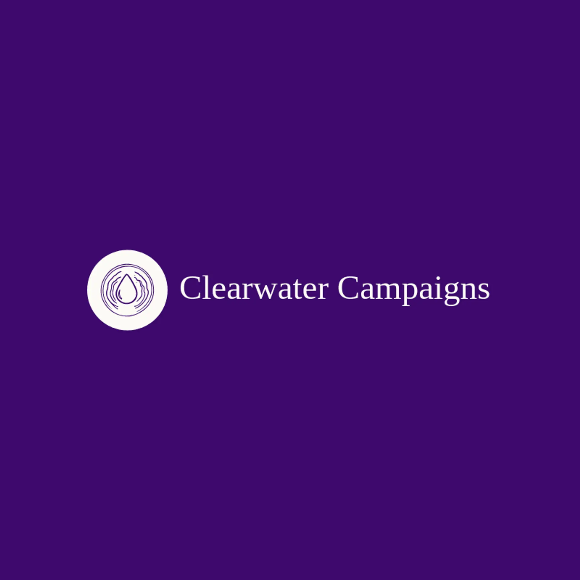Clearwater Campaigns logo for advertising