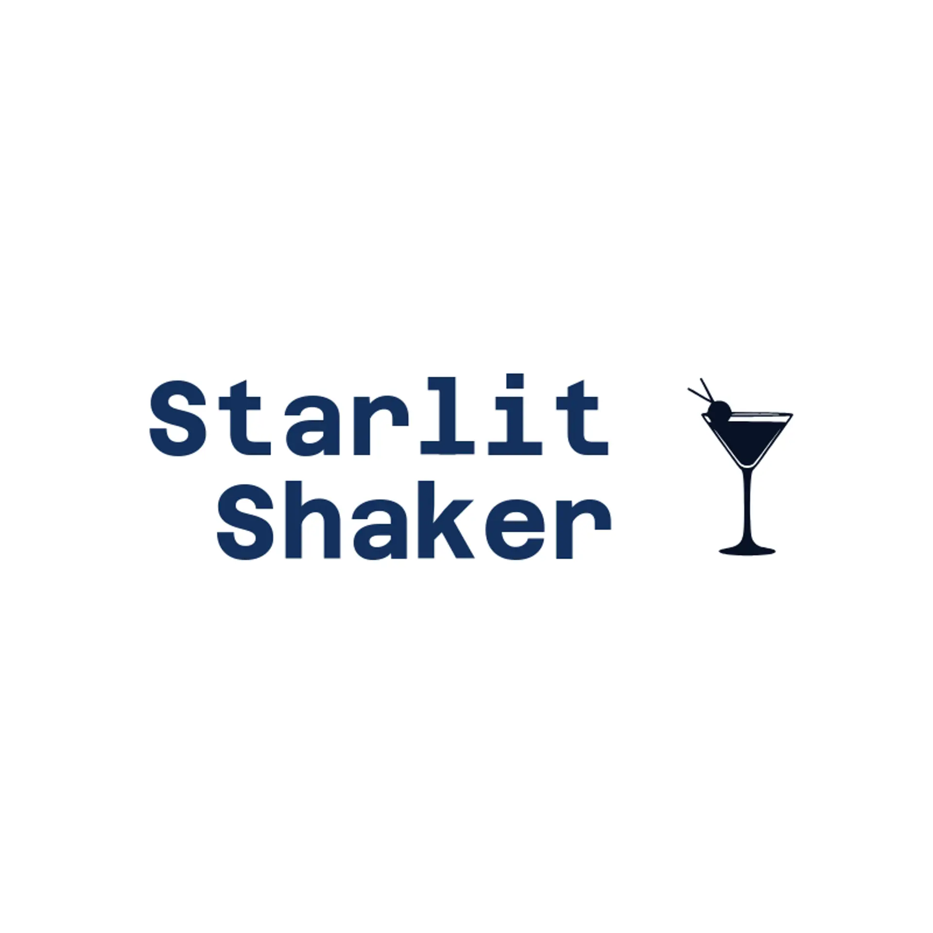Starlit Shaker logo for martini